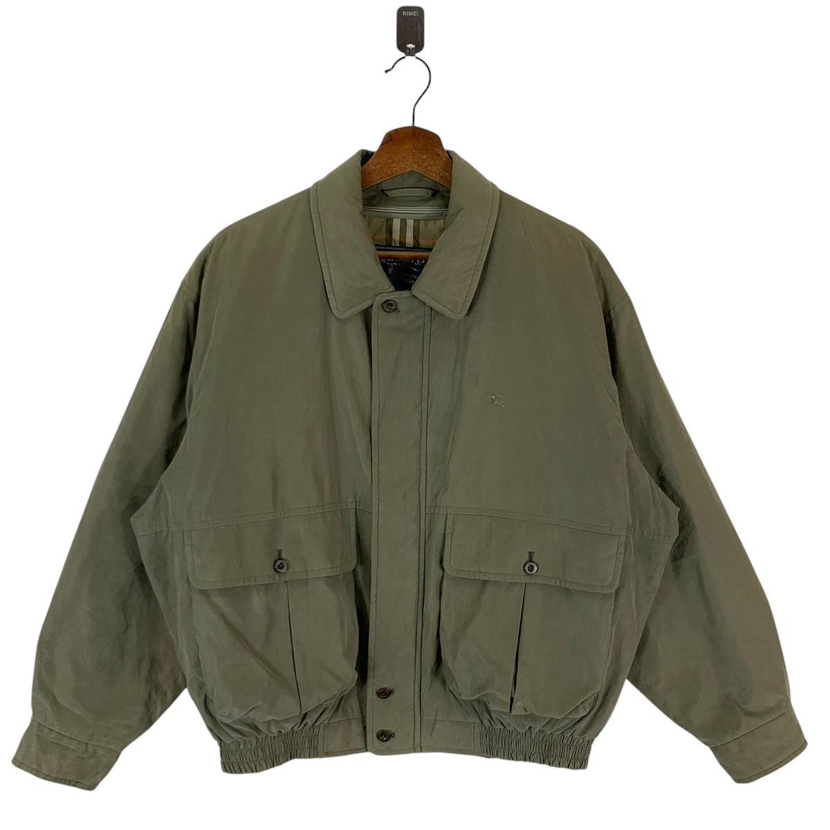 VINTAGE BURBERRYS OF LONDON BOMBER ZIPPER JACKET