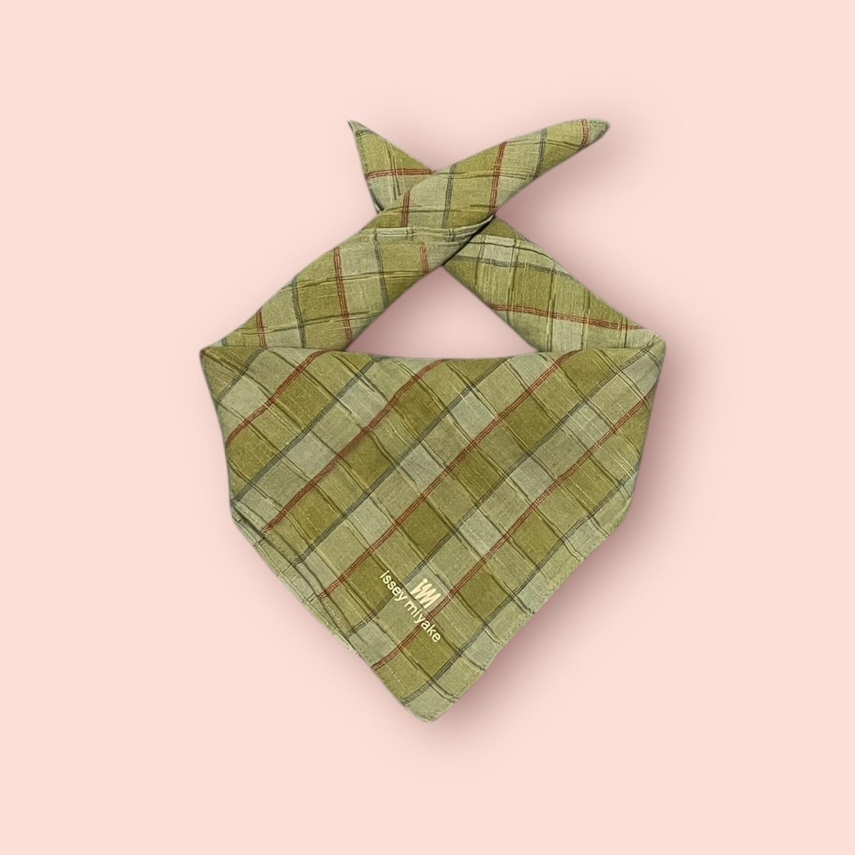 Designer × Issey Miyake × Japanese Brand VINTAGE ISSEY MIYAKE PLAID HANDKERCHIEF JAPAN Size ONE SIZE - 10 Thumbnail