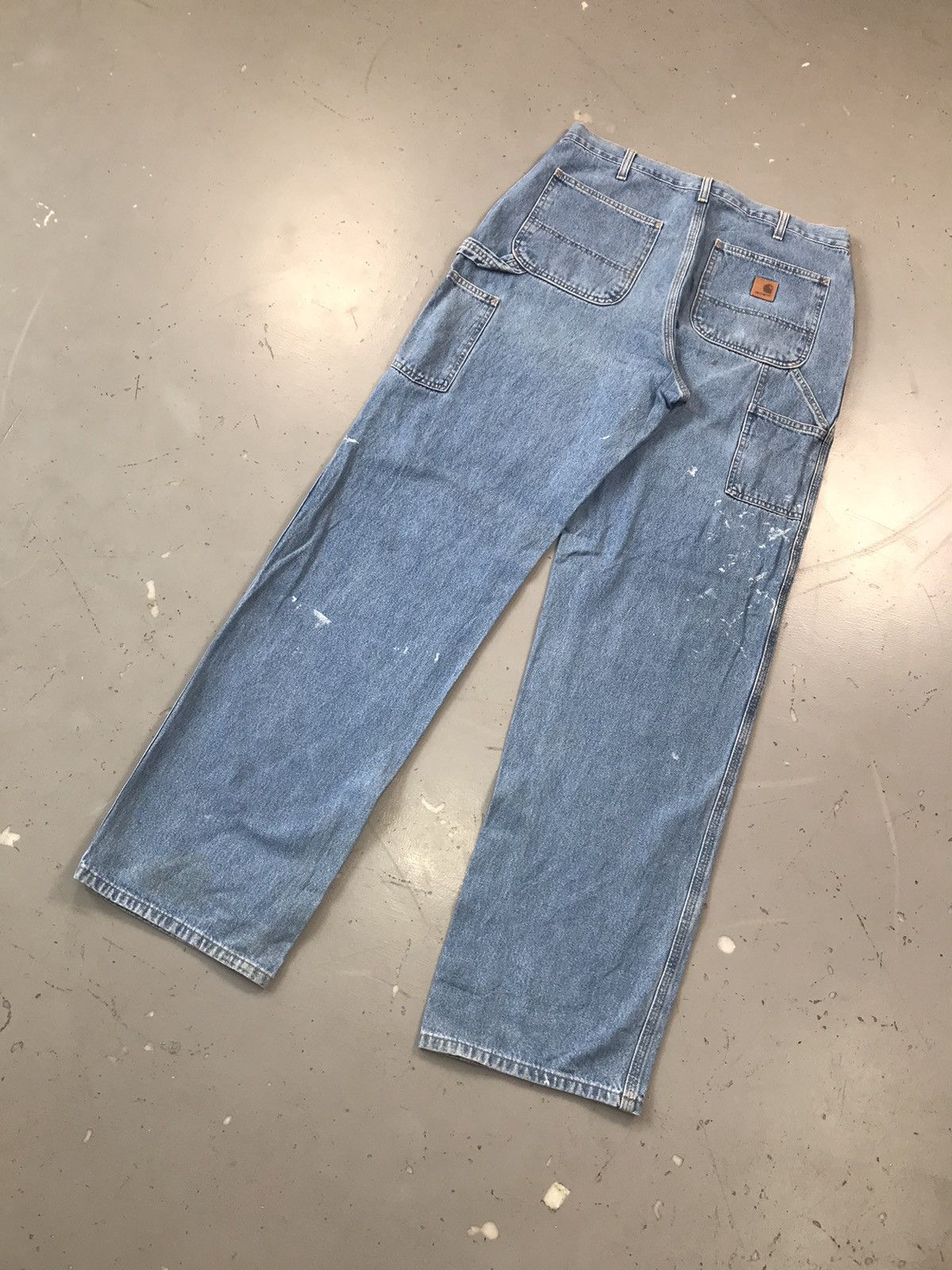 Carhartt Vintage Carhartt B13 STW painted dusty carpenter denim Size US 36 / EU 52 - 13 Thumbnail