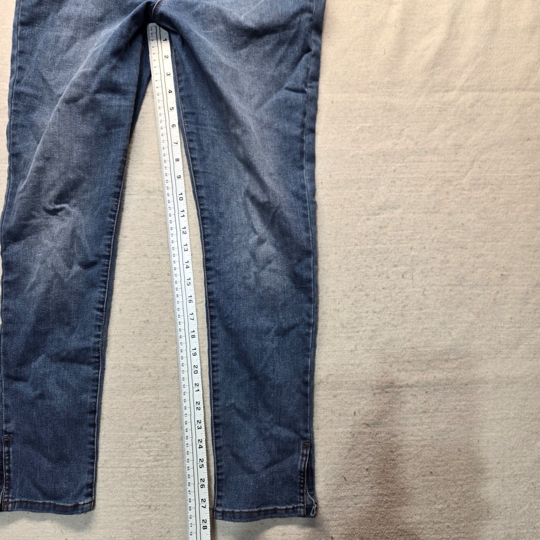 Nine West Nine West Jeans Womens 10 High Rise Skinny Medium Wash Blue Denim Pants Boys? No, Women. Size 32" / US 10 / IT 46 - 6 Thumbnail