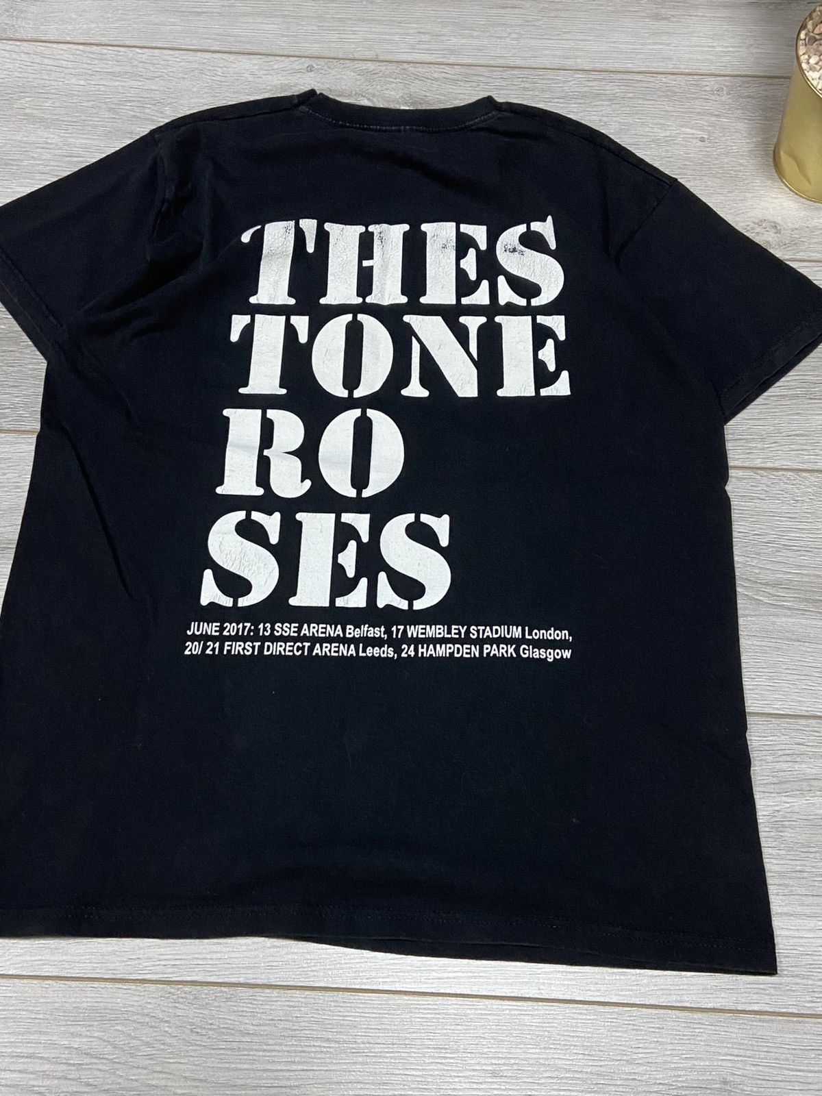 Band Tees Vintage 00s The Stone Roses Stone Island Lemon Shirt Trashed Size US M / EU 48-50 / 2 - 7 Thumbnail