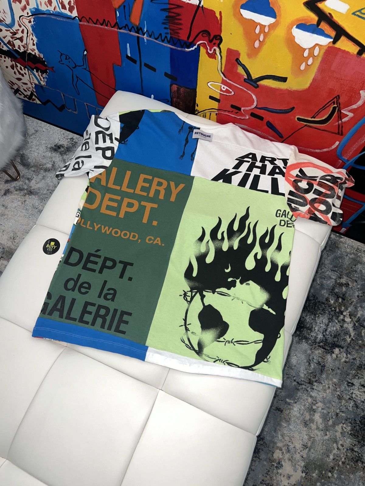 Gallery Dept. Gallery dept retouche cut off t shirt Size US XL / EU 56 / 4 - 4 Thumbnail