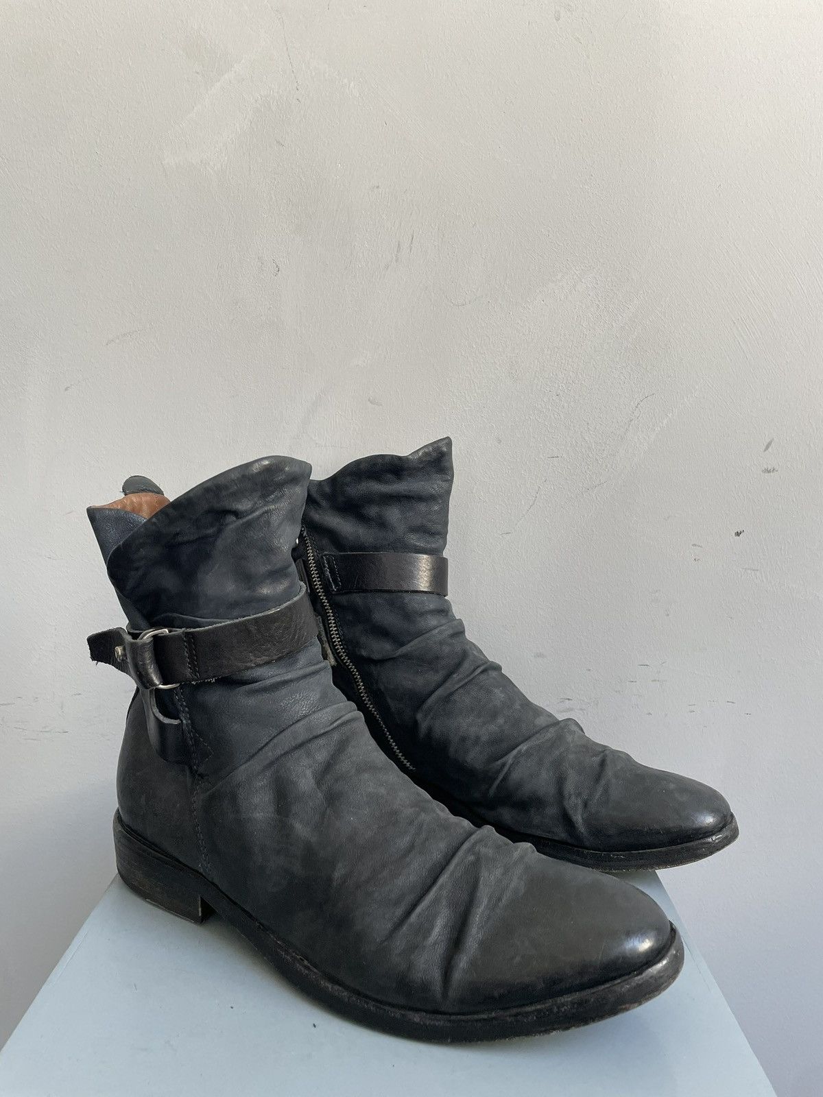 Rare guidi style Ankle moto boots tornado A.S. 98 Menswear