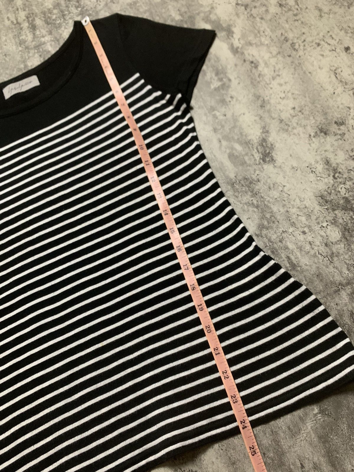 Yohji Yamamoto Yohji Yamamoto Signature Stripe Switching Tee Shirt Size M / US 6-8 / IT 42-44 - 8 Thumbnail