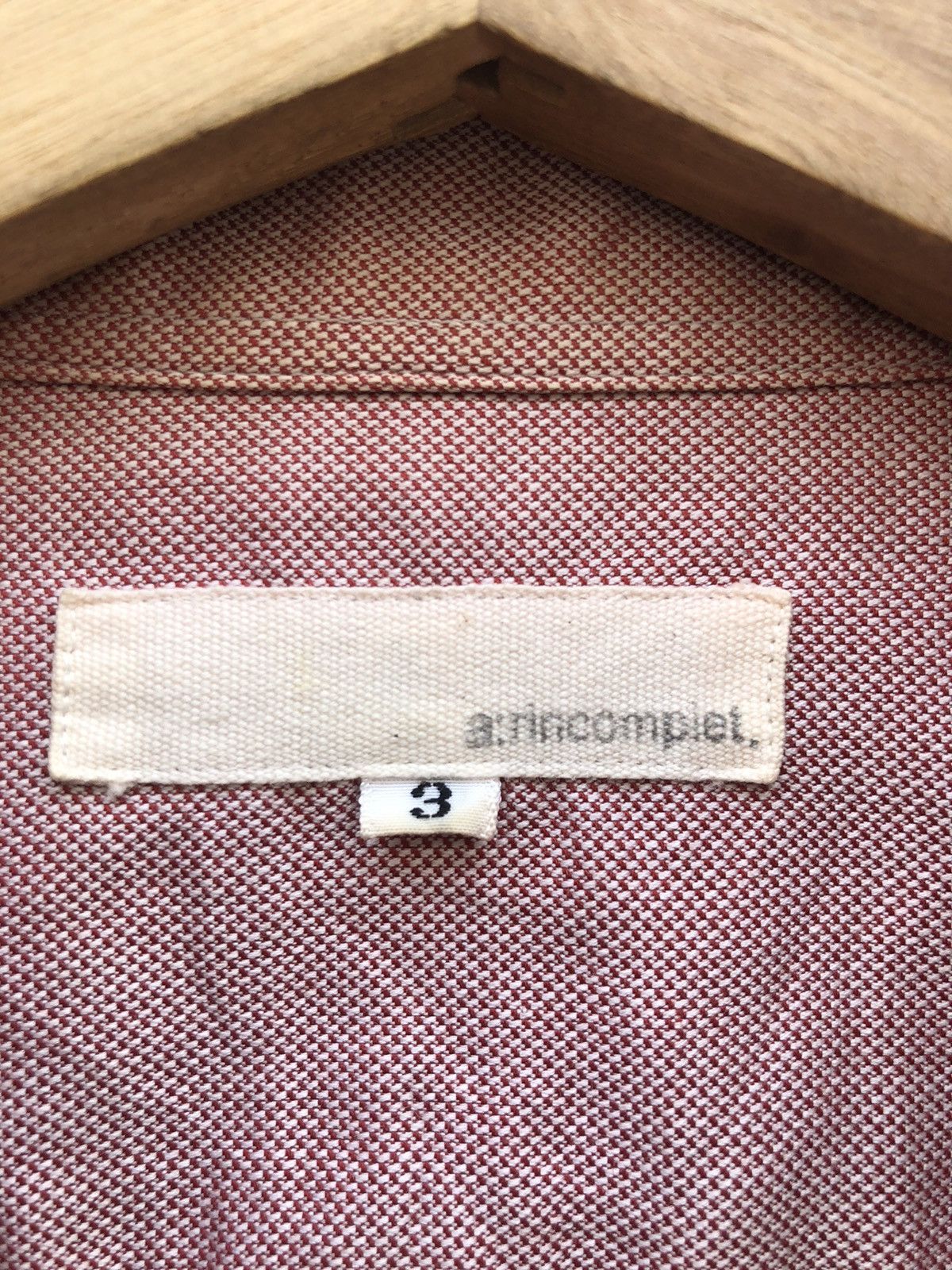 Japanese Brand AD2002 a:rincomplet. Japanese Pacthwork Button Shirt Size US M / EU 48-50 / 2 - 3 Thumbnail
