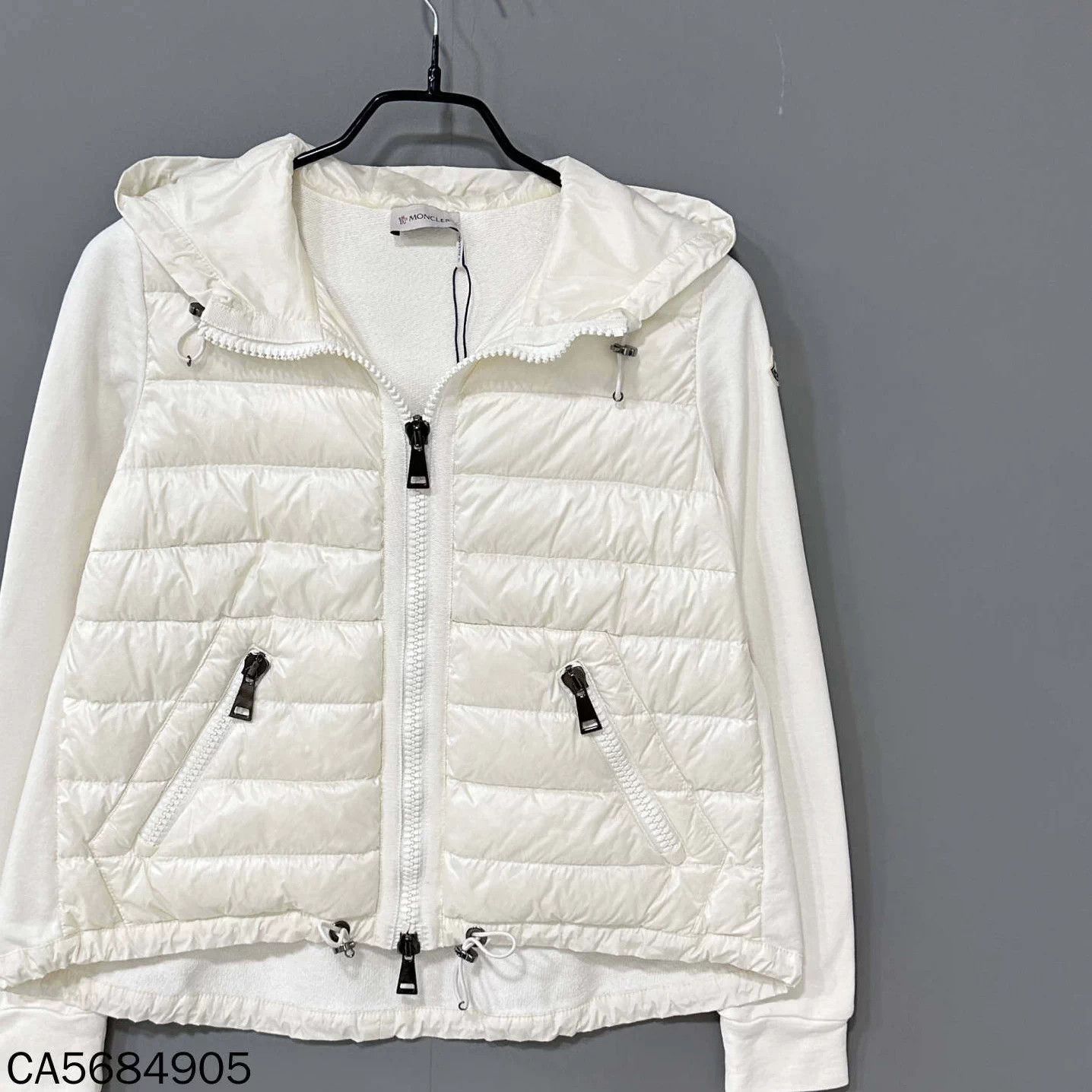Moncler Moncler Knit Patchwork Hooded Jacket XS Size XS / US 0-2 / IT 36-38 - 2 Thumbnail