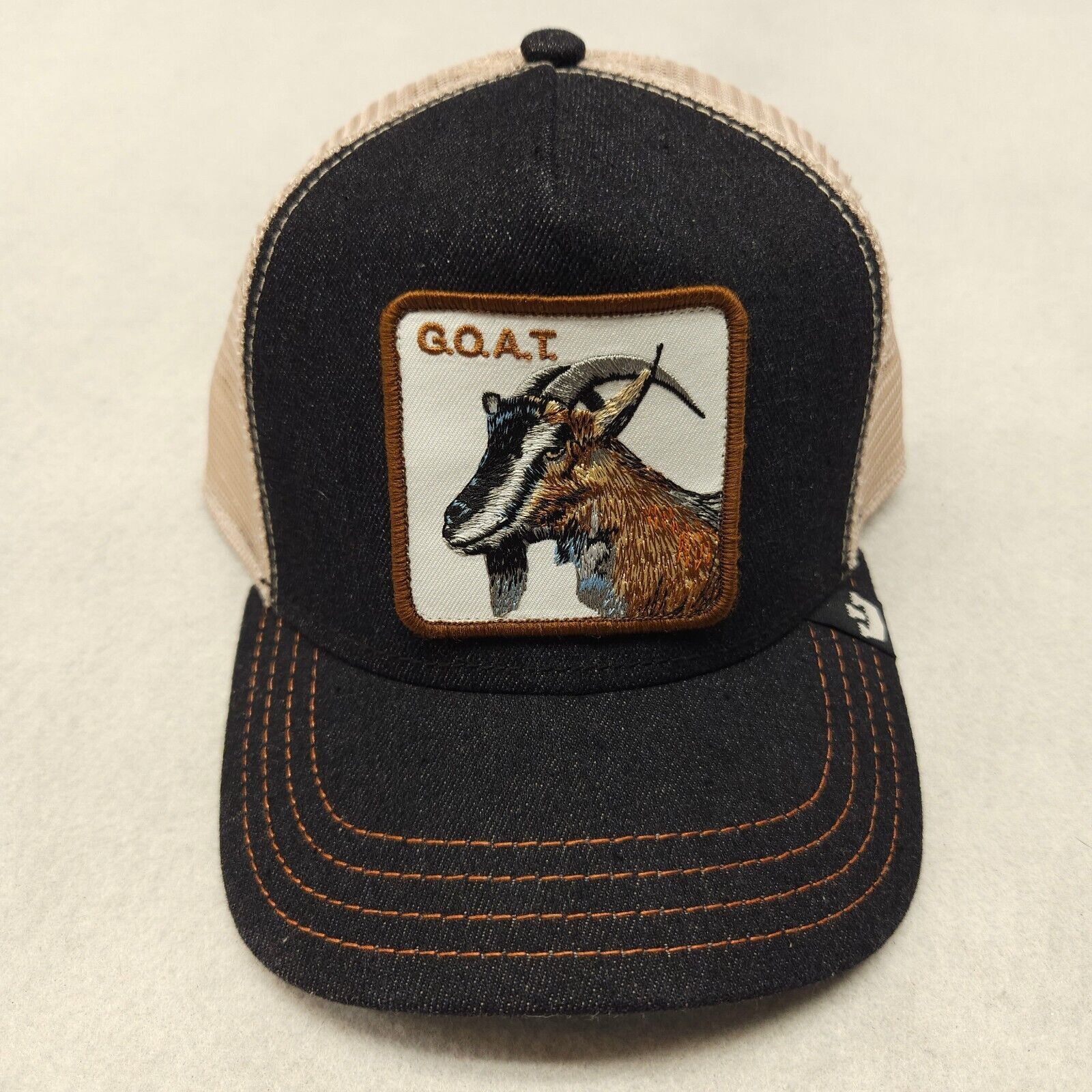 Goorin Bros. Goorin Bros GOAT Adjustable Casual Trucker Cap Mens Black Size ONE SIZE - 1 Thumbnail