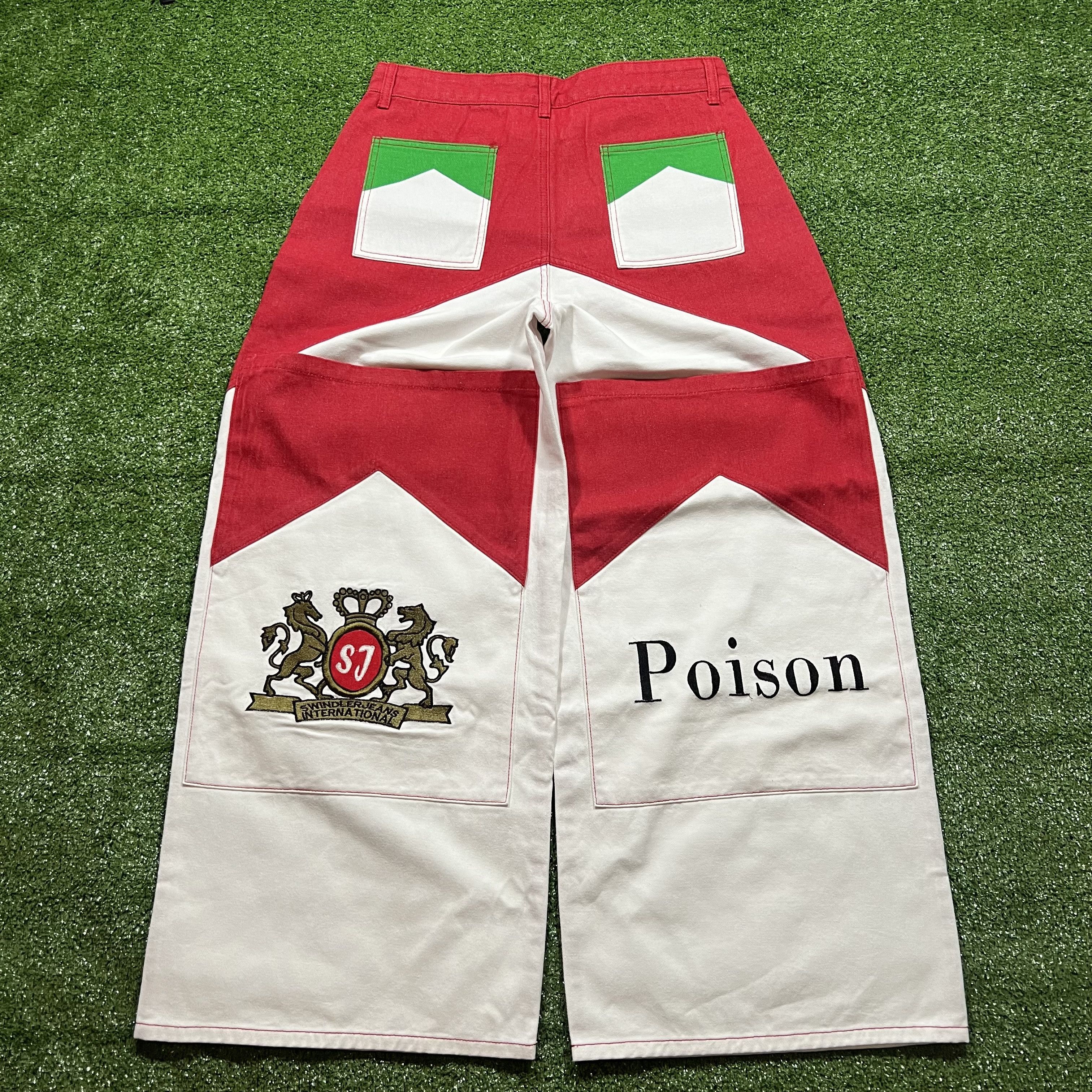 Other JNCO Style Marlboro Jeans 32 x 30 Baggy Skater Jeans Size US 32 / EU 48 - 3 Thumbnail