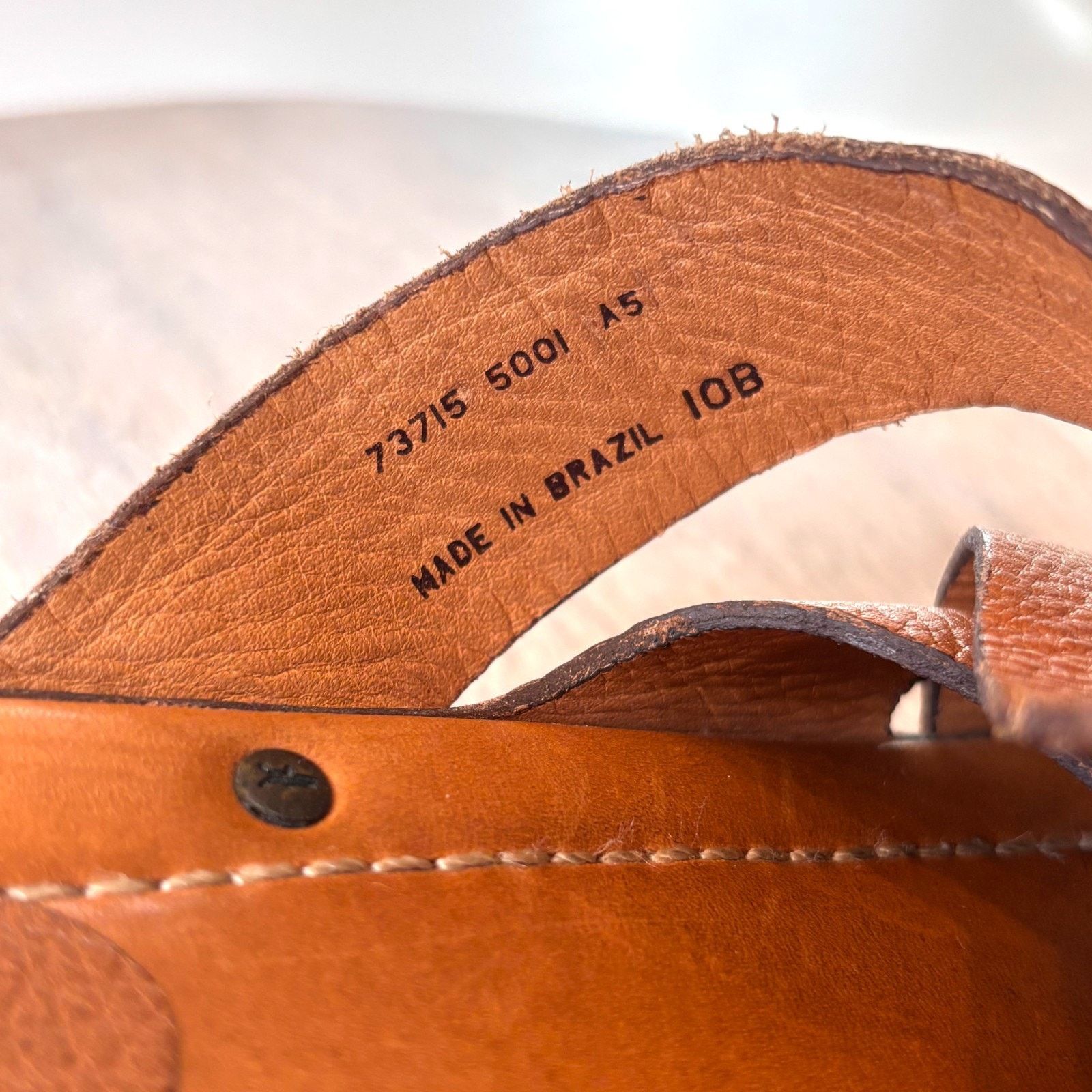Frye Frye Brown Leather Sandals Mule Studded Heel Women's 10B 10 Size US 10 / IT 40 - 11 Thumbnail