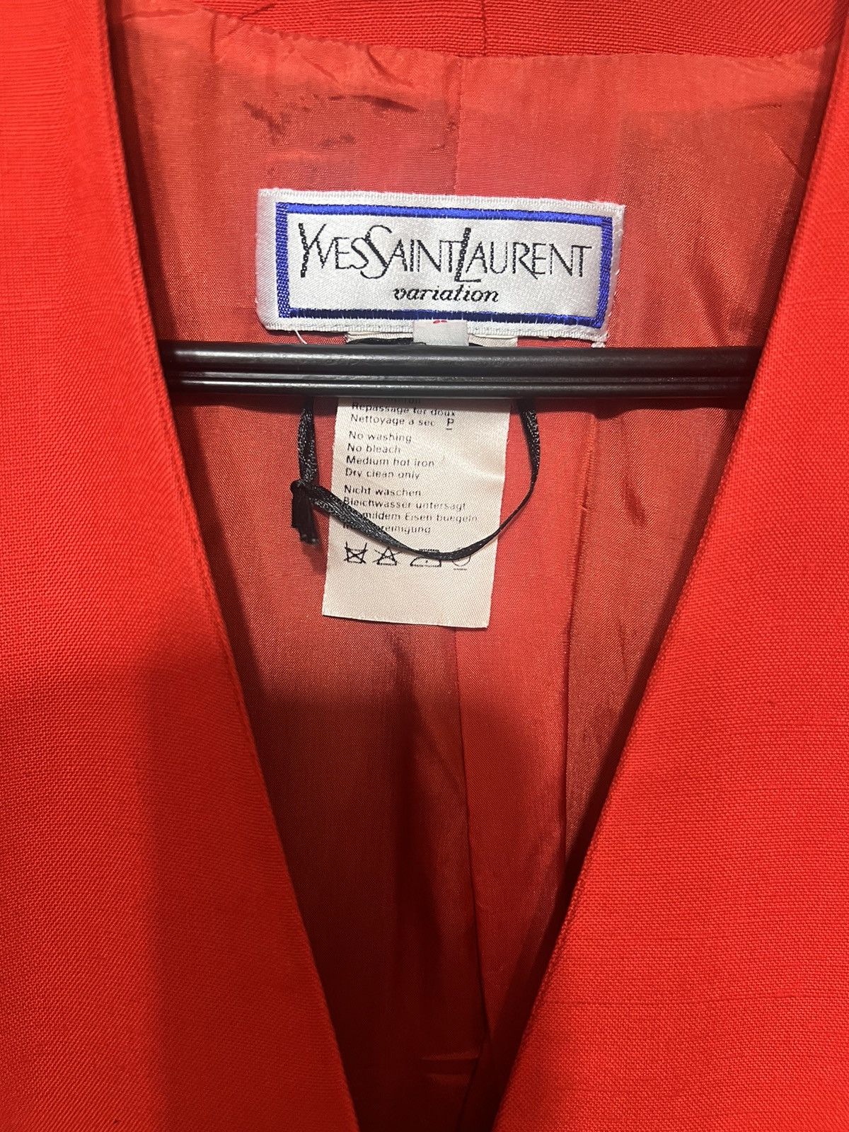 Yves Saint Laurent Jacket Yves Saint Laurent Size S / US 4 / IT 40 - 3 Thumbnail
