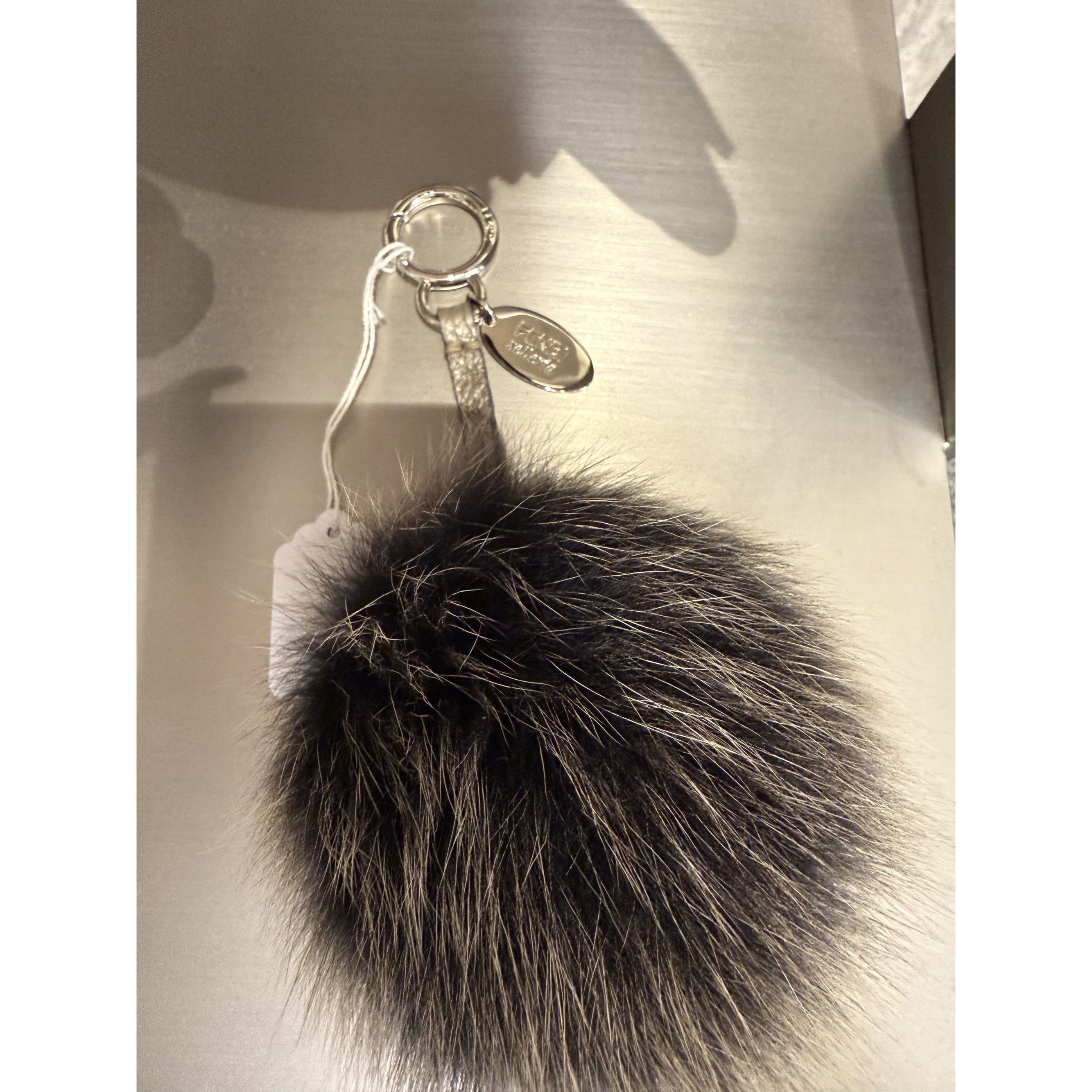 Fendi Fendi Selleria Genuine Fur Pom Pom Keychain Bag Charm Made I Size ONE SIZE - 1 Thumbnail