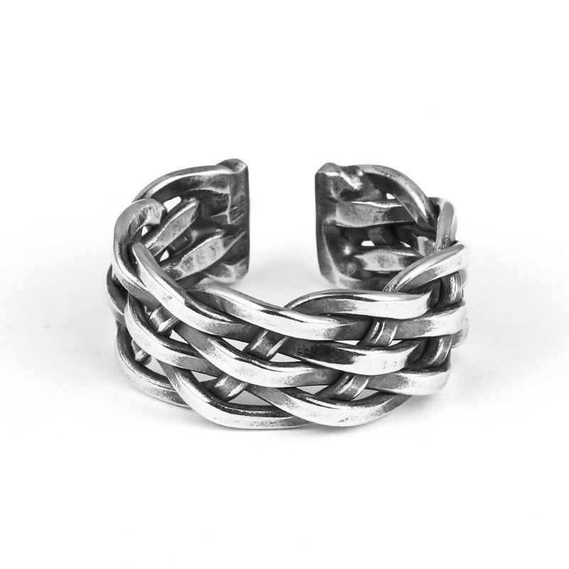 Jewelry Future Jewelry Rings Open Size Chrome Ring (Size 7-13) Size ONE SIZE - 4 Thumbnail