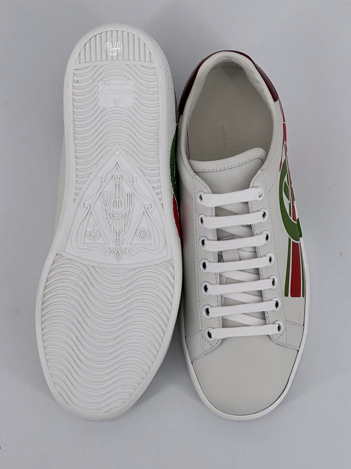 Gucci Size-IT-37,5/US-7,5 New Gucci Women's Sneakers Size US 7.5 / IT 37.5 - 8 Thumbnail