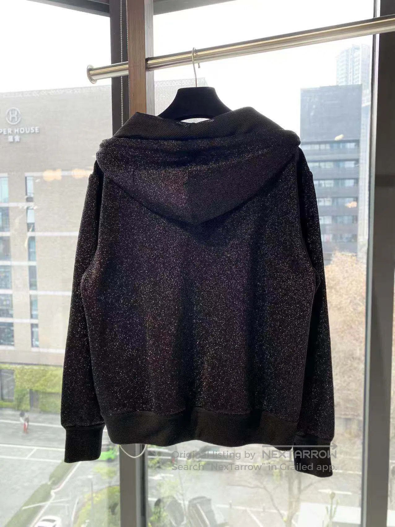Louis Vuitton Louis Vuitton 23SS black glossy zip hoodie jacket| Size M / US 6-8 / IT 42-44 - 3 Thumbnail