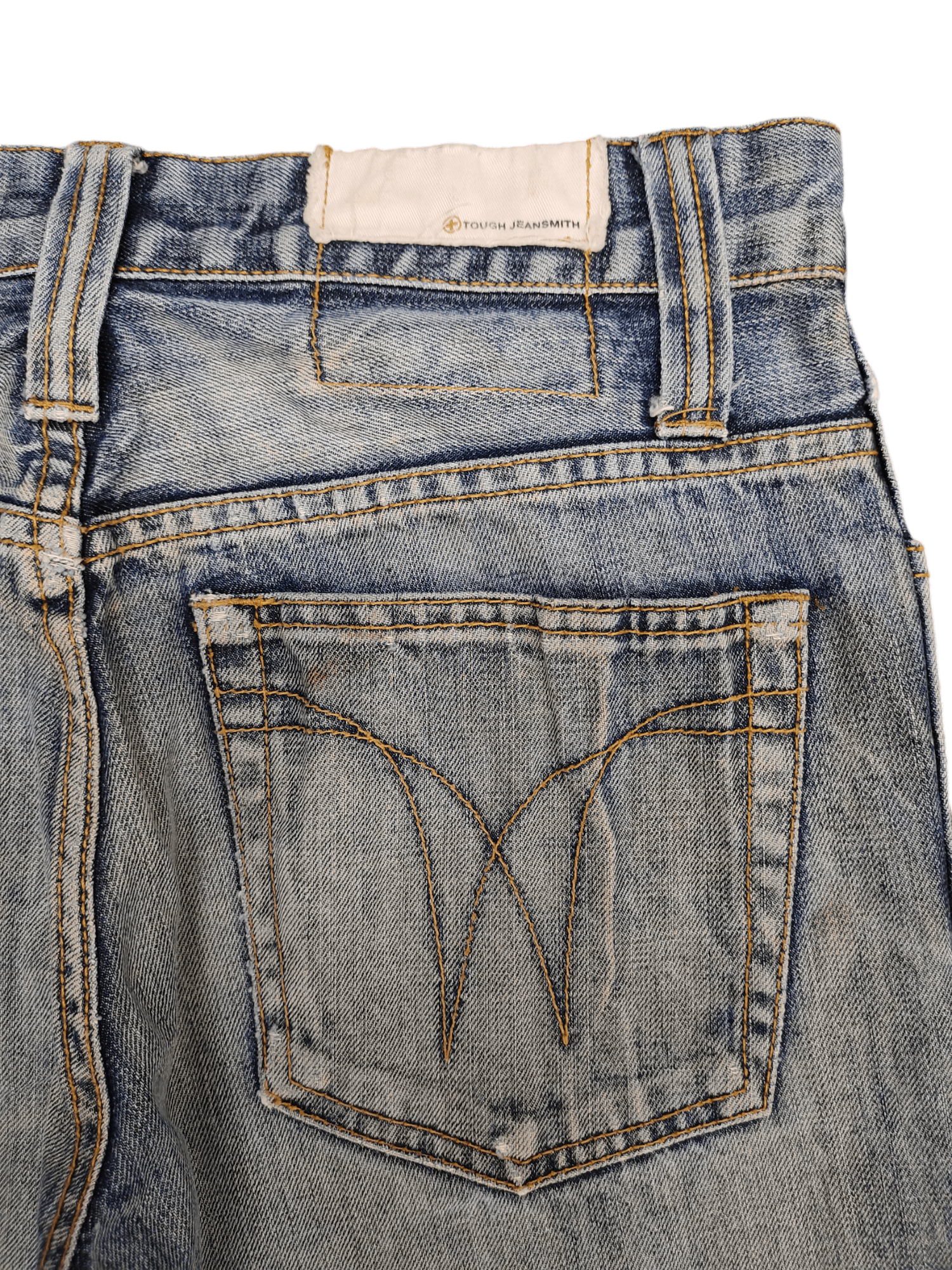 Comme des Garcons × Undercover Vintage Y2k Tough Jeansmith Clawmark Distress Faded Jeans Size US 30 / EU 46 - 12 Thumbnail
