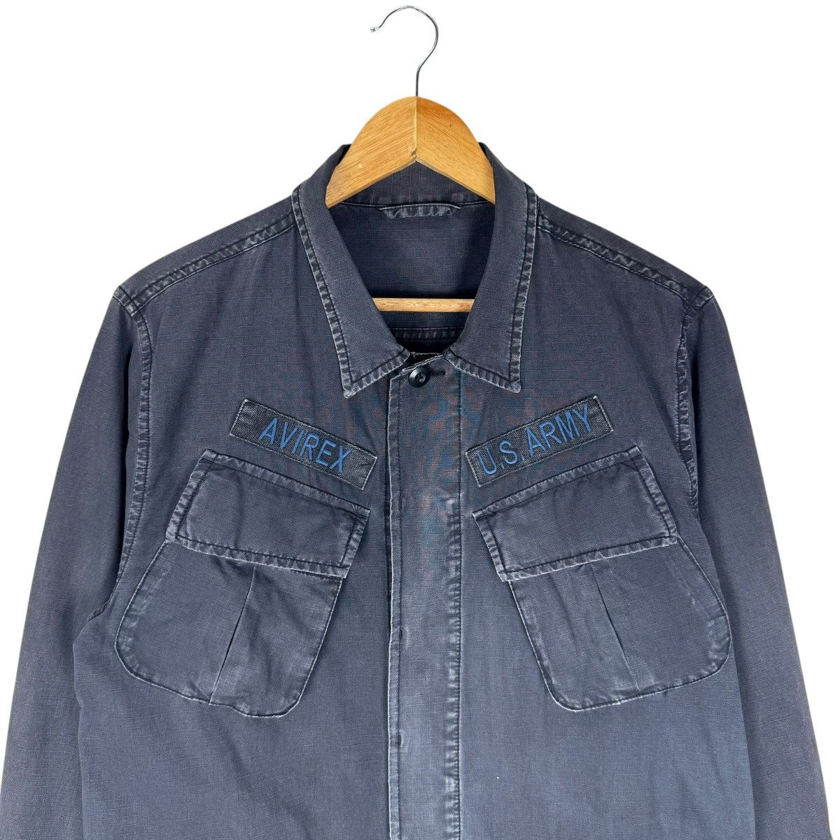 Avirex ☀️AVIREX RIPSTOP VIETNAM WAR BUTTON UP SHIRTS Size US M / EU 48-50 / 2 - 3 Thumbnail