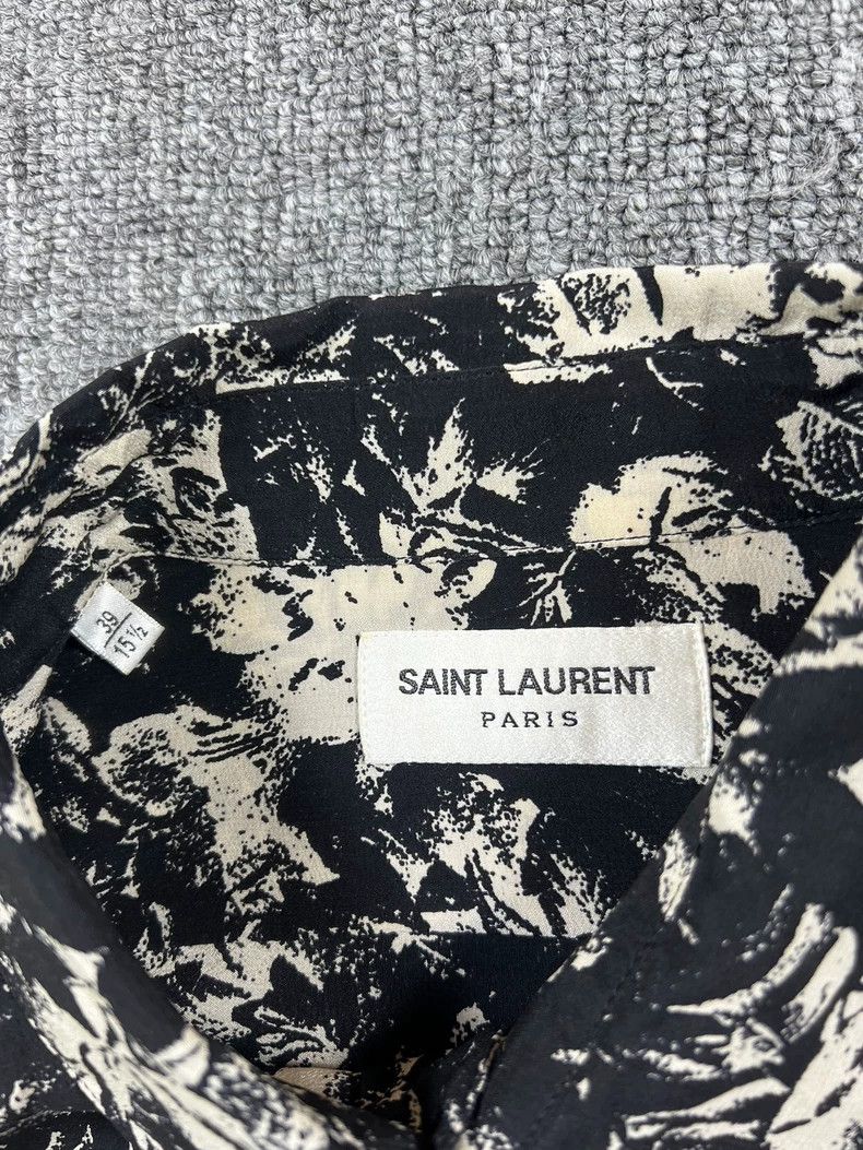 Yves Saint Laurent Saint Laurent size 39 22ss mulberry silk French rose shirt Size US M / EU 48-50 / 2 - 3 Thumbnail