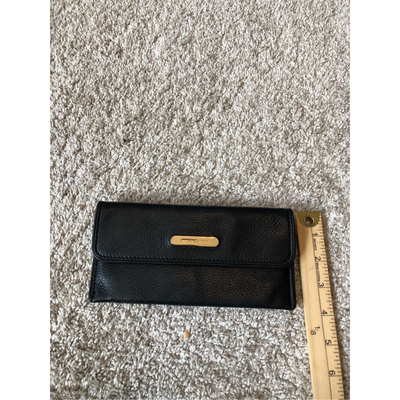 Michael Kors Michael Kors Women’s Black Snap Button Wallet Wristlet Size ONE SIZE - 7 Thumbnail