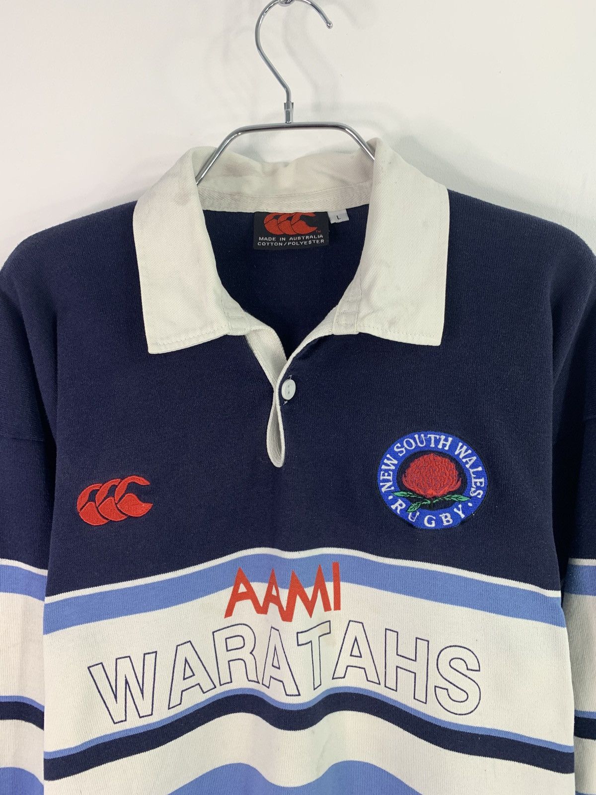 Canterbury of New Zealand × Vintage Canterbury New South Wales Waratahs Rugby 97/98 Long Sleeve Size US L / EU 52-54 / 3 - 3 Thumbnail