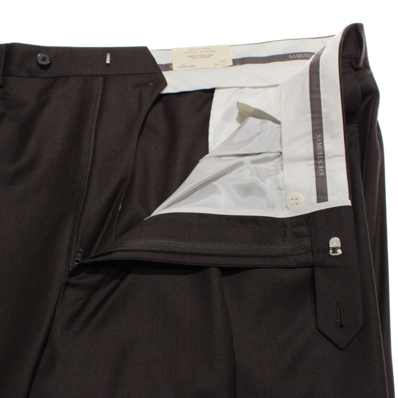Samuelsohn Samuelsohn New with tags Dress Pants Size 44 US In Brown Size US 44 / EU 60 - 4 Thumbnail