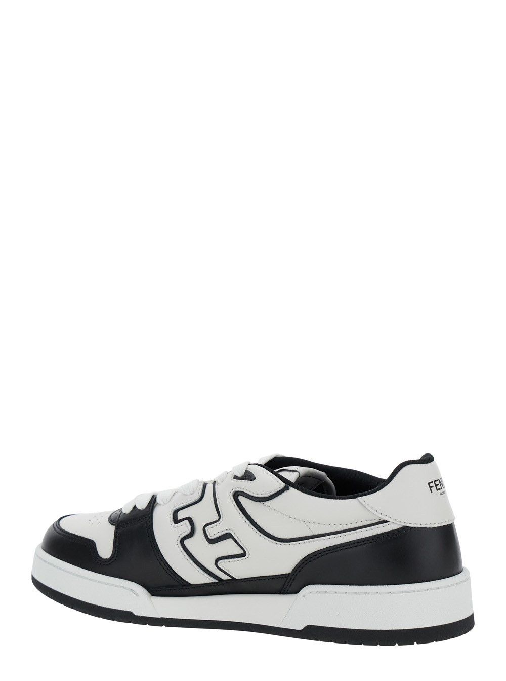 Fendi o1s1wg110426 Low-Top Sneakers in White/Black Size US 7 / EU 40 - 3 Thumbnail