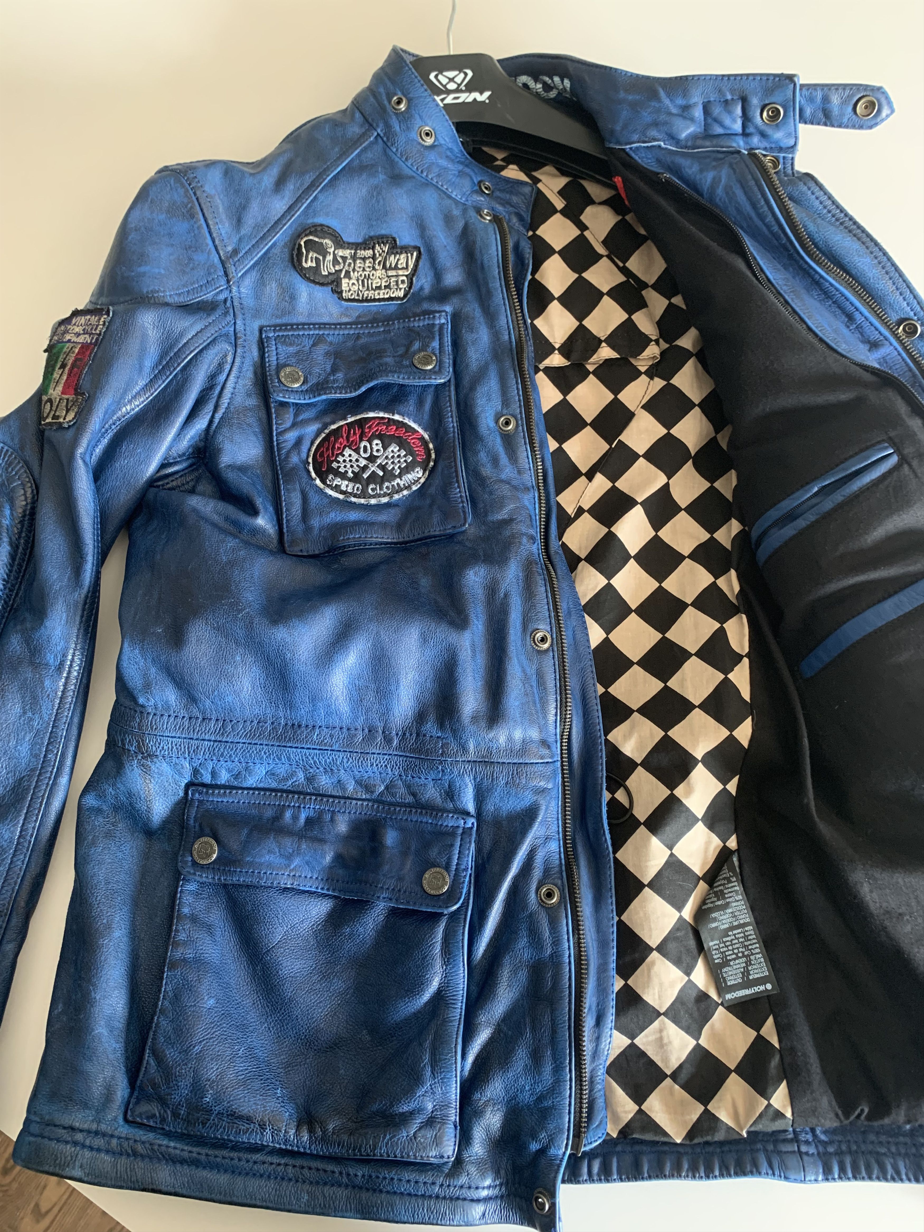 Other Holyfreedom Cafe Racer Leather Jacket Size US M / EU 48-50 / 2 - 2 Thumbnail