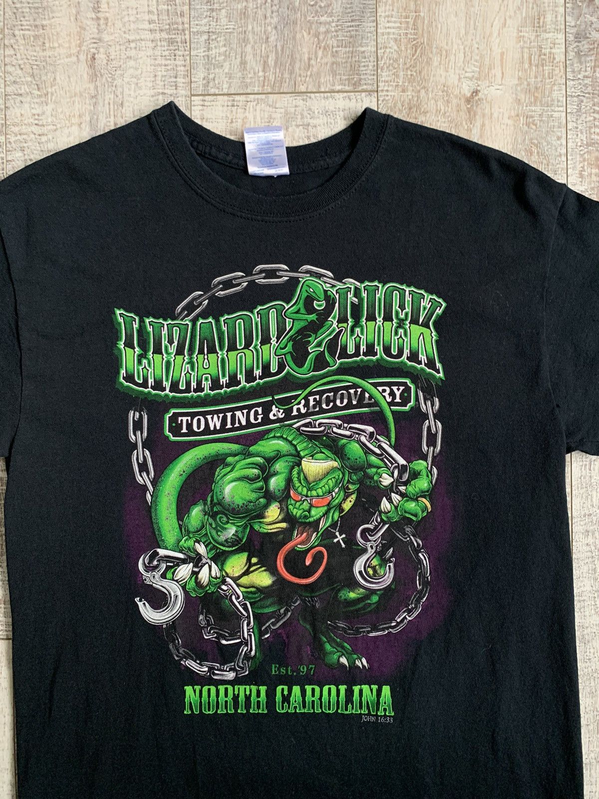Band Tees × Vintage Lizard Lick North Carolina 16:33 T shirt Size US M / EU 48-50 / 2 - 2 Thumbnail