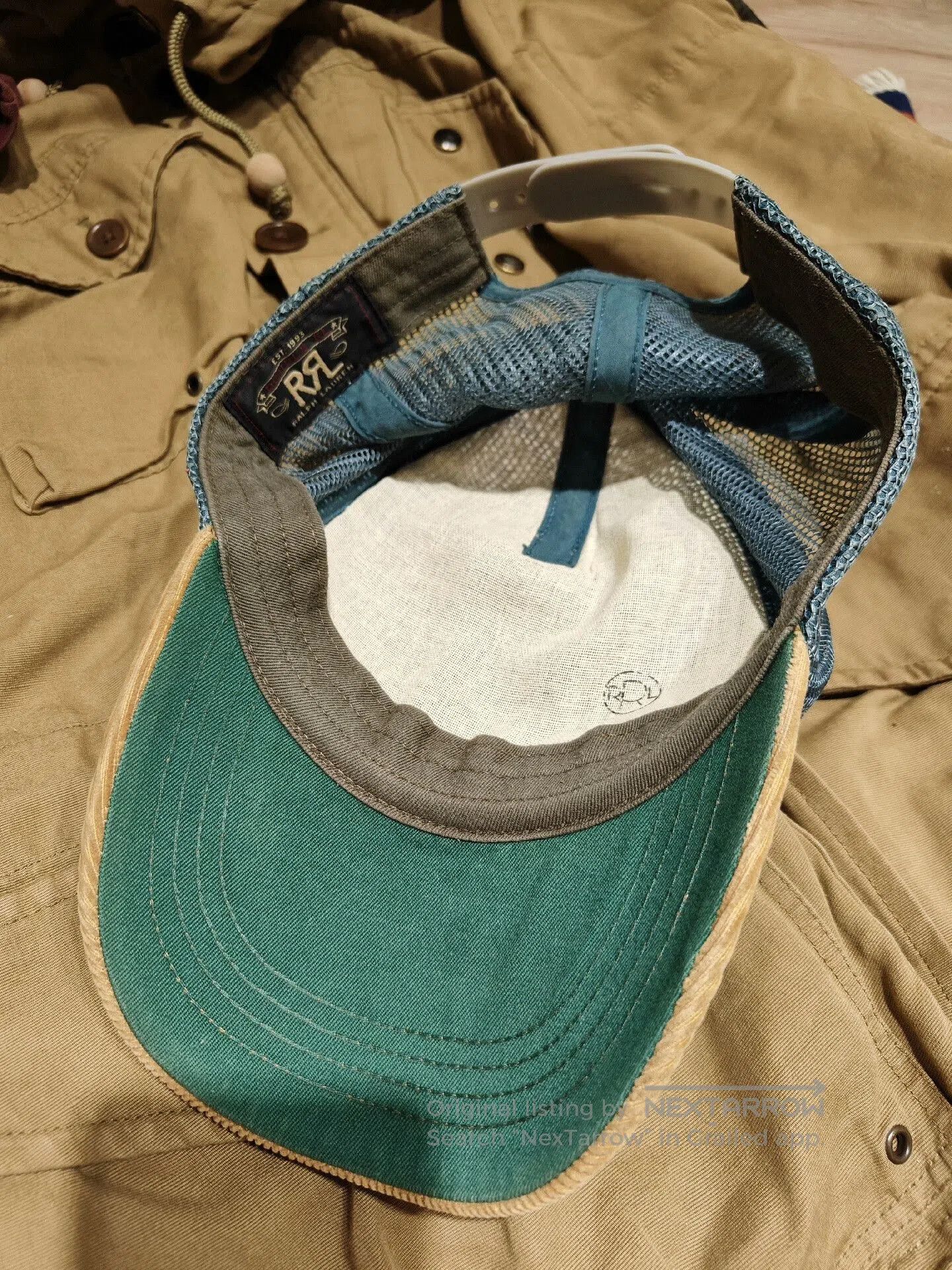 RRL Ralph Lauren RRL Navajo Wool Blanket Trucker Cap. Size ONE SIZE - 3 Thumbnail