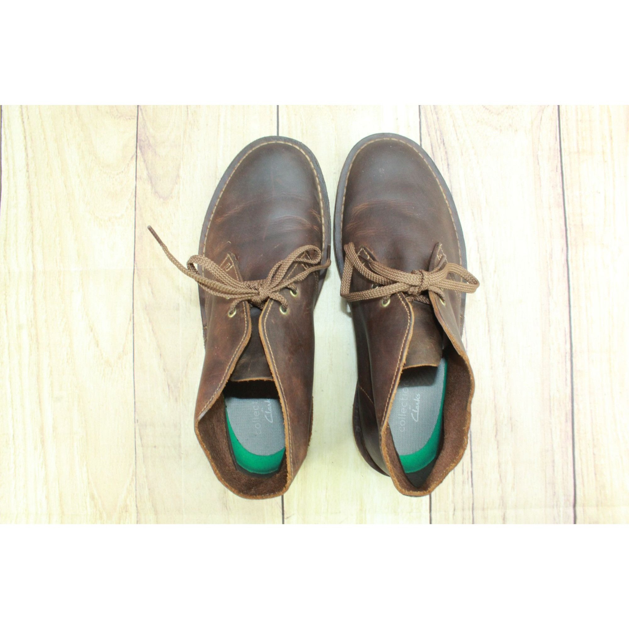 Clarks Clarks Originals Men's Leather Beeswax Desert Chukka Boots Size US 8.5 / EU 41-42 - 7 Thumbnail