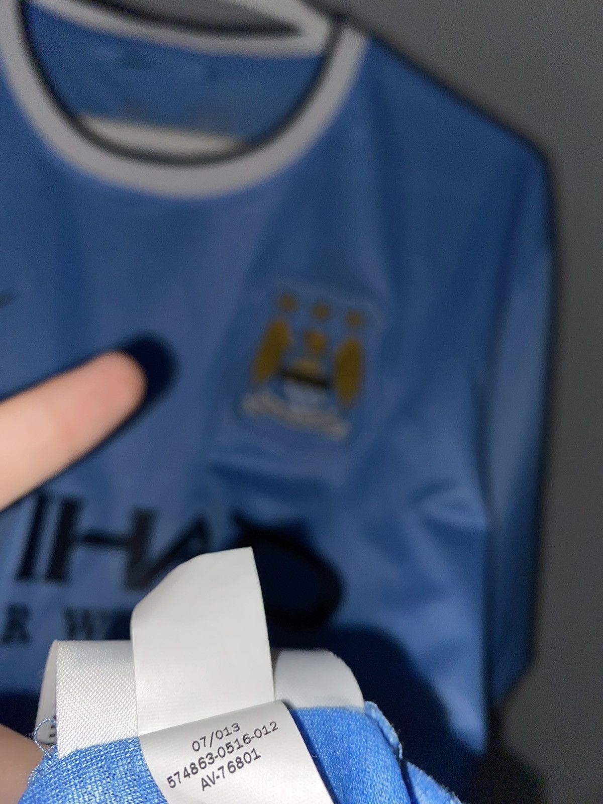 Nike × Vintage JERSEY MANCHESTER CITY 2013/2014 VINTAGE RARE [L] Size US L / EU 52-54 / 3 - 6 Thumbnail