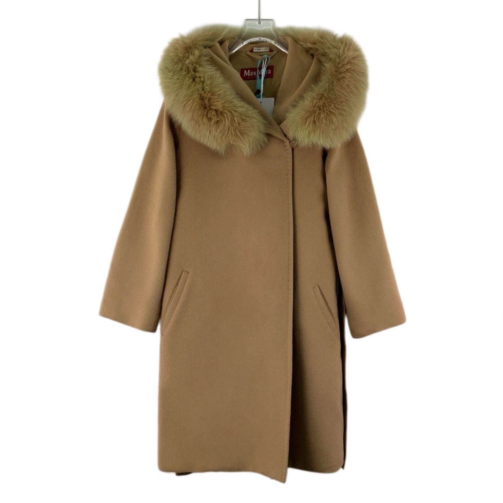 Max Mara Max Mara Wool Brown Coat M Women Size M / US 6-8 / IT 42-44 - 1 Thumbnail