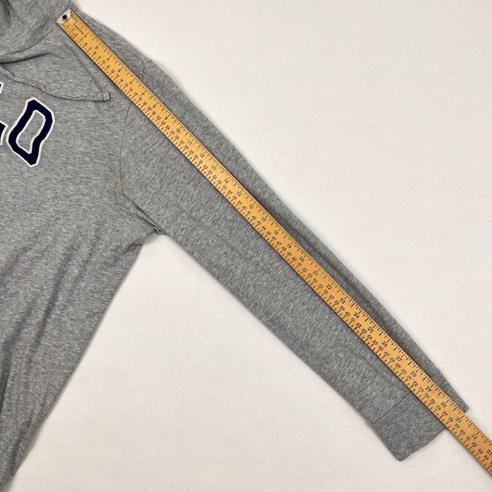 Polo Ralph Lauren Polo Ralph Lauren Hoodie Men XL Gray Lightweight Pullover Spell Out Graphic Prep Size US XL / EU 56 / 4 - 6 Thumbnail