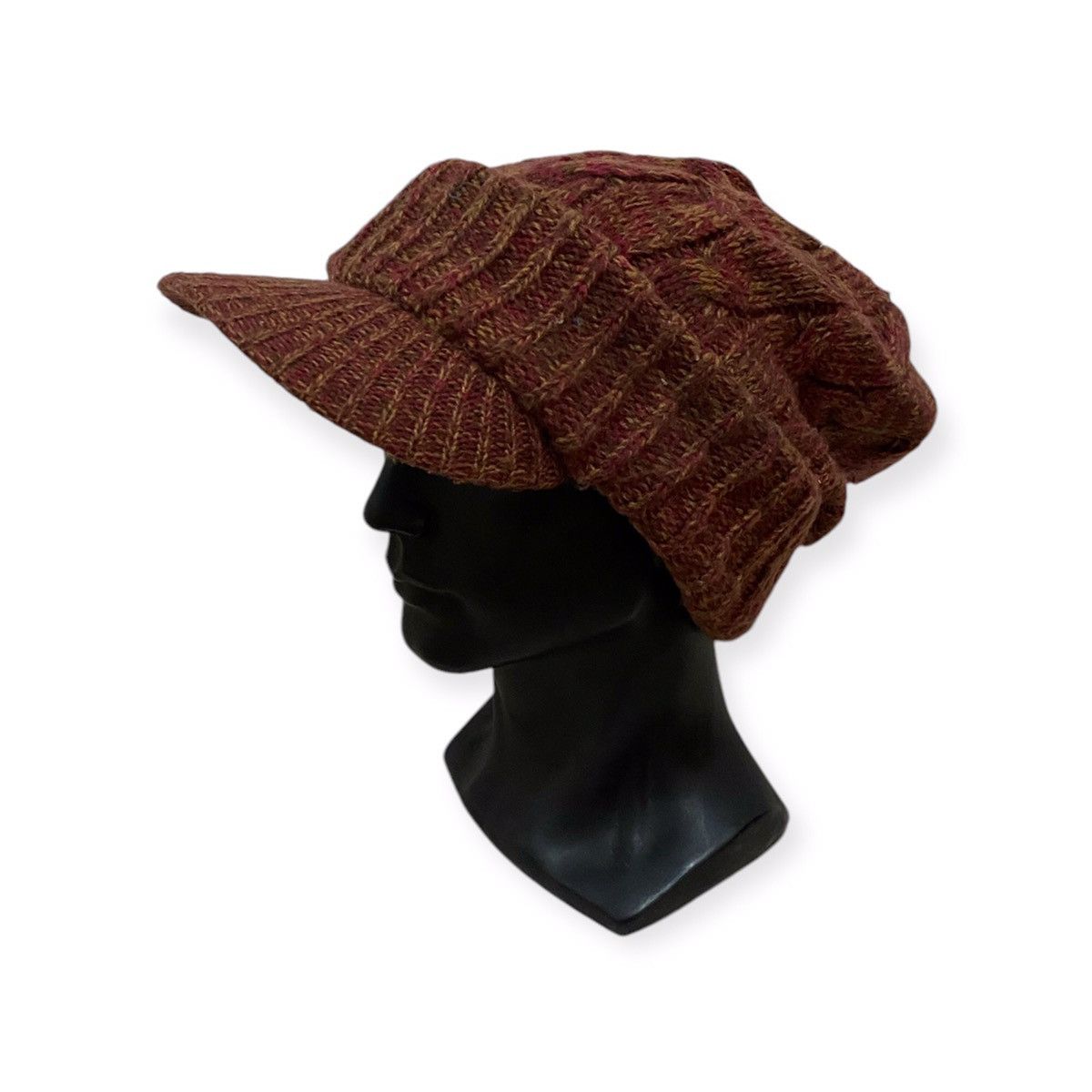 Japanese Brand × Kapital × Vintage Japanese Brand Knit Visor Beanie Hat Size ONE SIZE - 1 Thumbnail