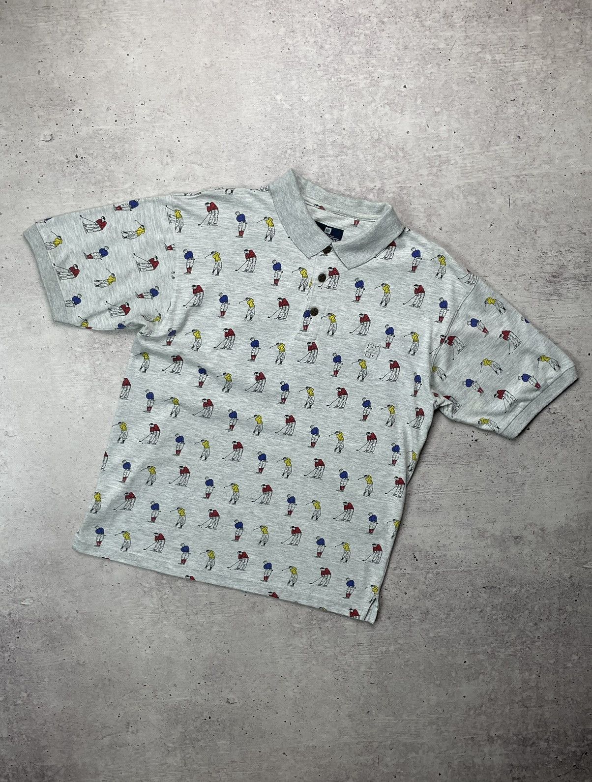 Givenchy × Vintage Vintage Givenchy Polo Shirt Monogram Golf Size US M / EU 48-50 / 2 - 1 Thumbnail