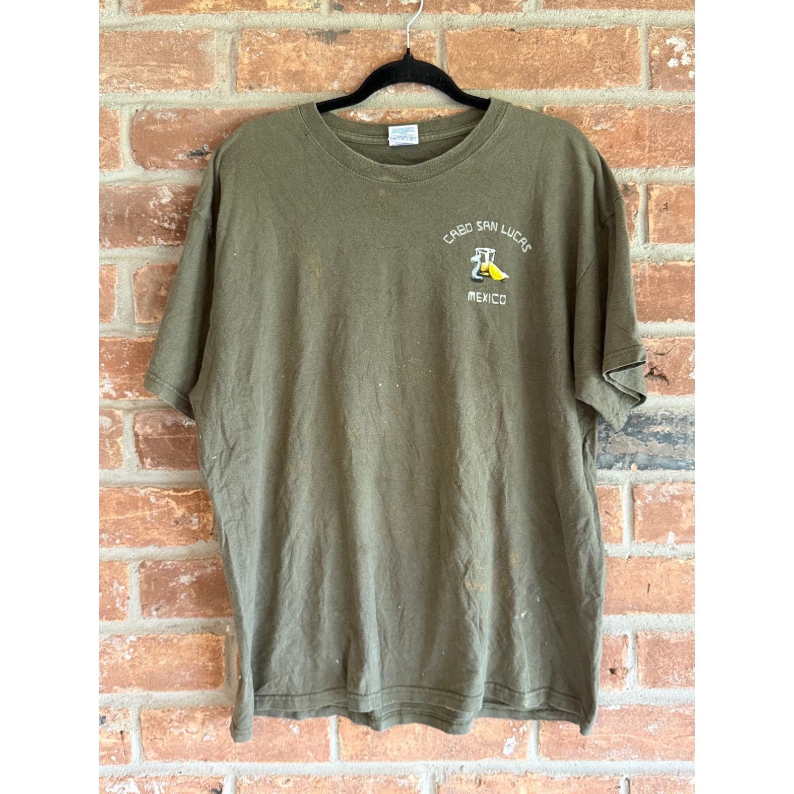 Vintage Cabo San Lucas Tequila Graphic Tee Distressed XL Size US XL / EU 56 / 4 - 2 Thumbnail