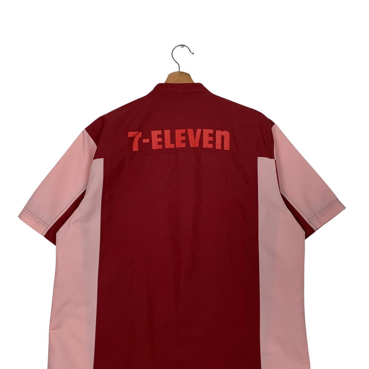 Japanese Brand 7-ELEVEN Short Sleeve Uniform Jacket Work Jacket #2033-C88 Size US L / EU 52-54 / 3 - 8 Thumbnail