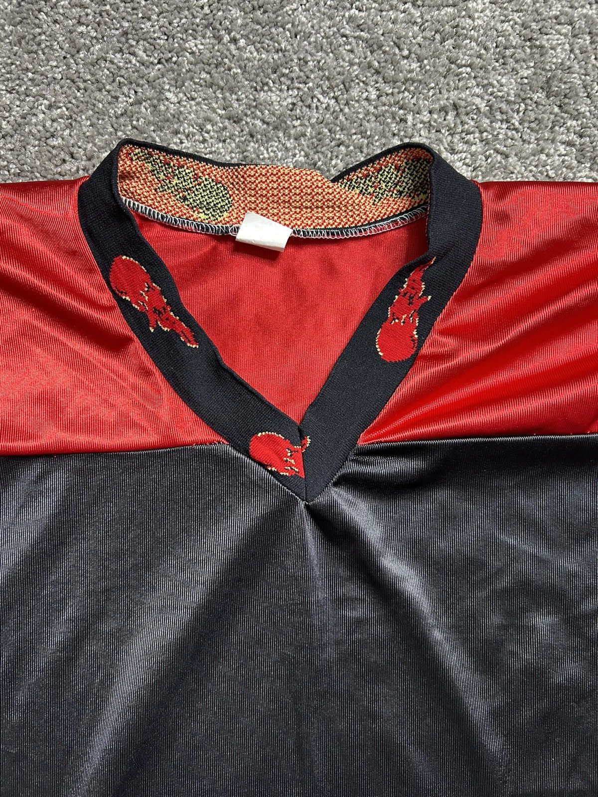 NHL × Vintage Vintage 60s/70s Tri-Tone Flaming Hockey Jersey Size US XL / EU 56 / 4 - 4 Thumbnail