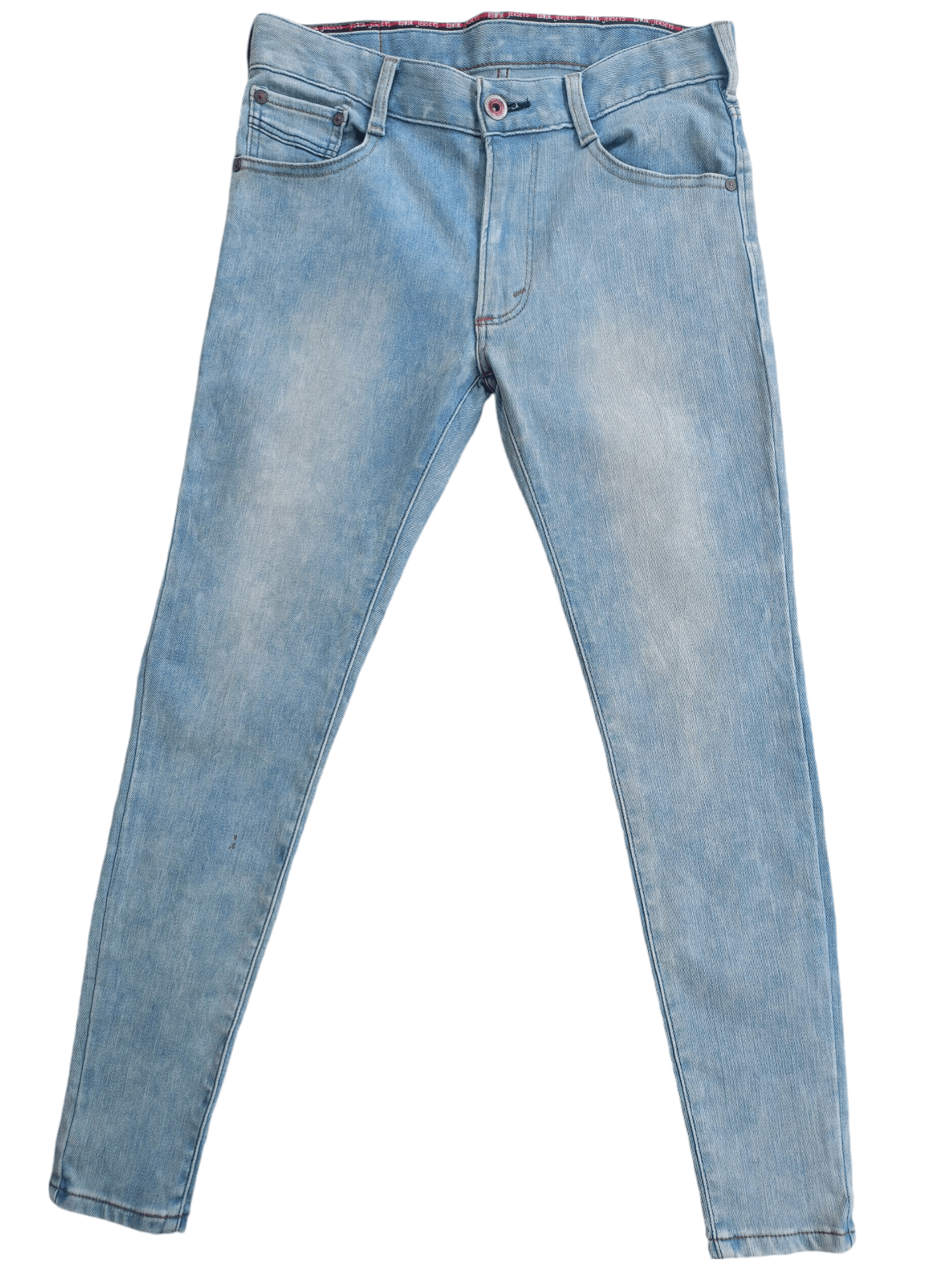 Edwin × Vintage EDWIN JERSEYS Vintage Streetwear Denim Size US 33 - 1 Thumbnail