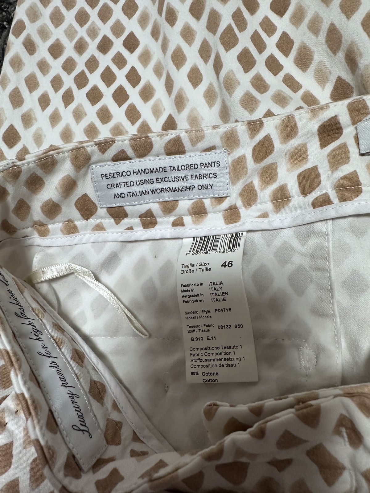 Peserico Peserico Handmade cotton pants Italy luxury Size 28" / US 6 / IT 42 - 12 Thumbnail