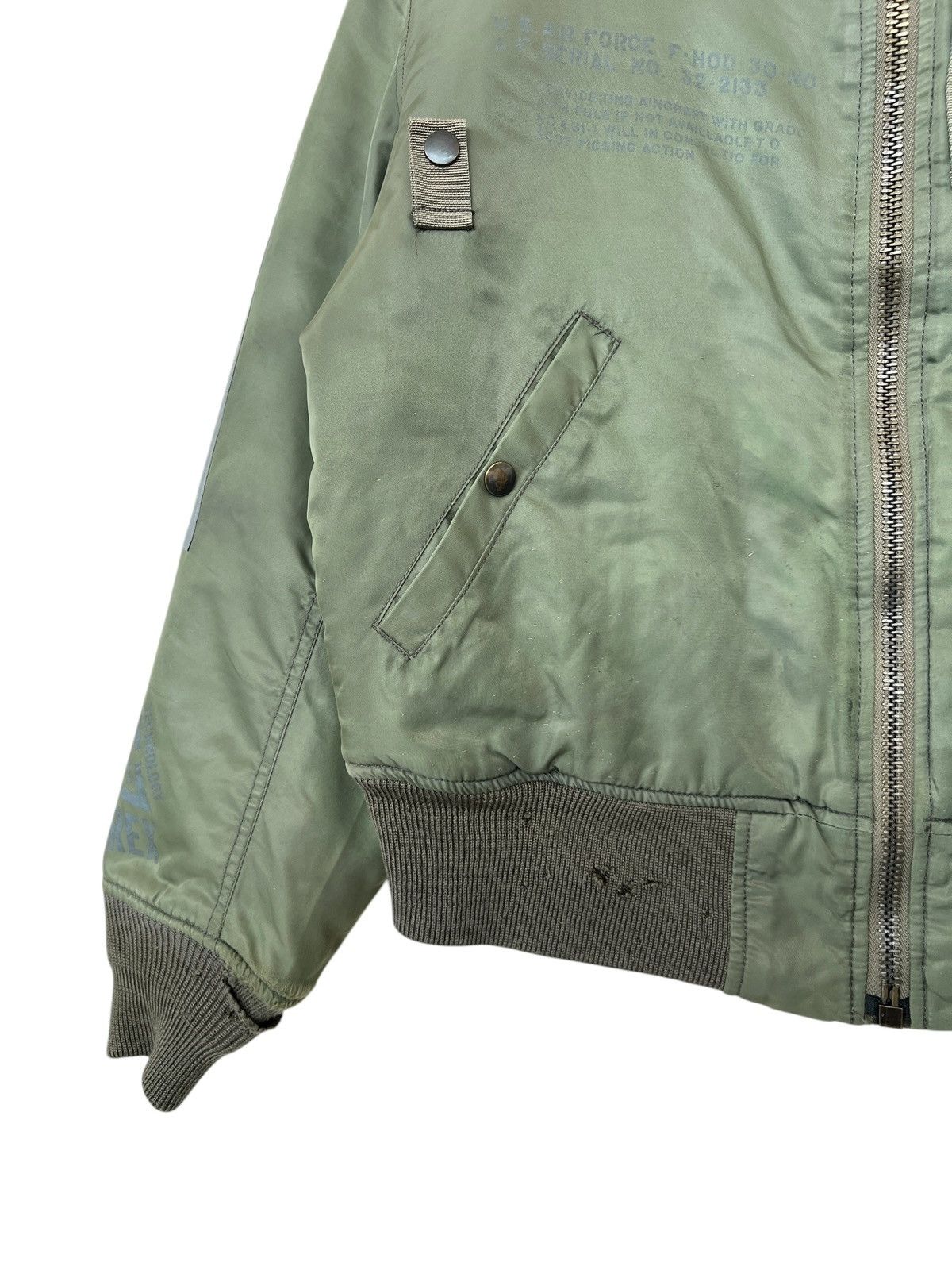 Avirex PICK🔥🔥Avirex USAF Distressed Ma1 Bomber Jacket Size US M / EU 48-50 / 2 - 10 Thumbnail