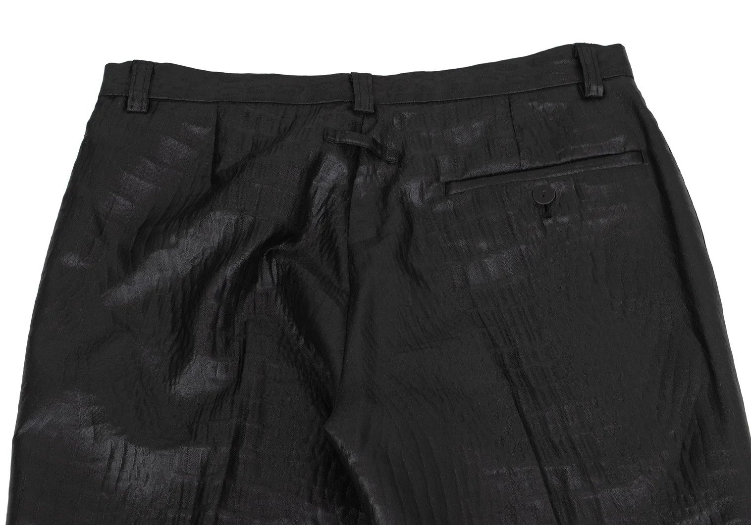Jean Paul Gaultier Crocodile Pattern Design Pants in Black, Size 48 Size US 32 / EU 48 - 12 Thumbnail