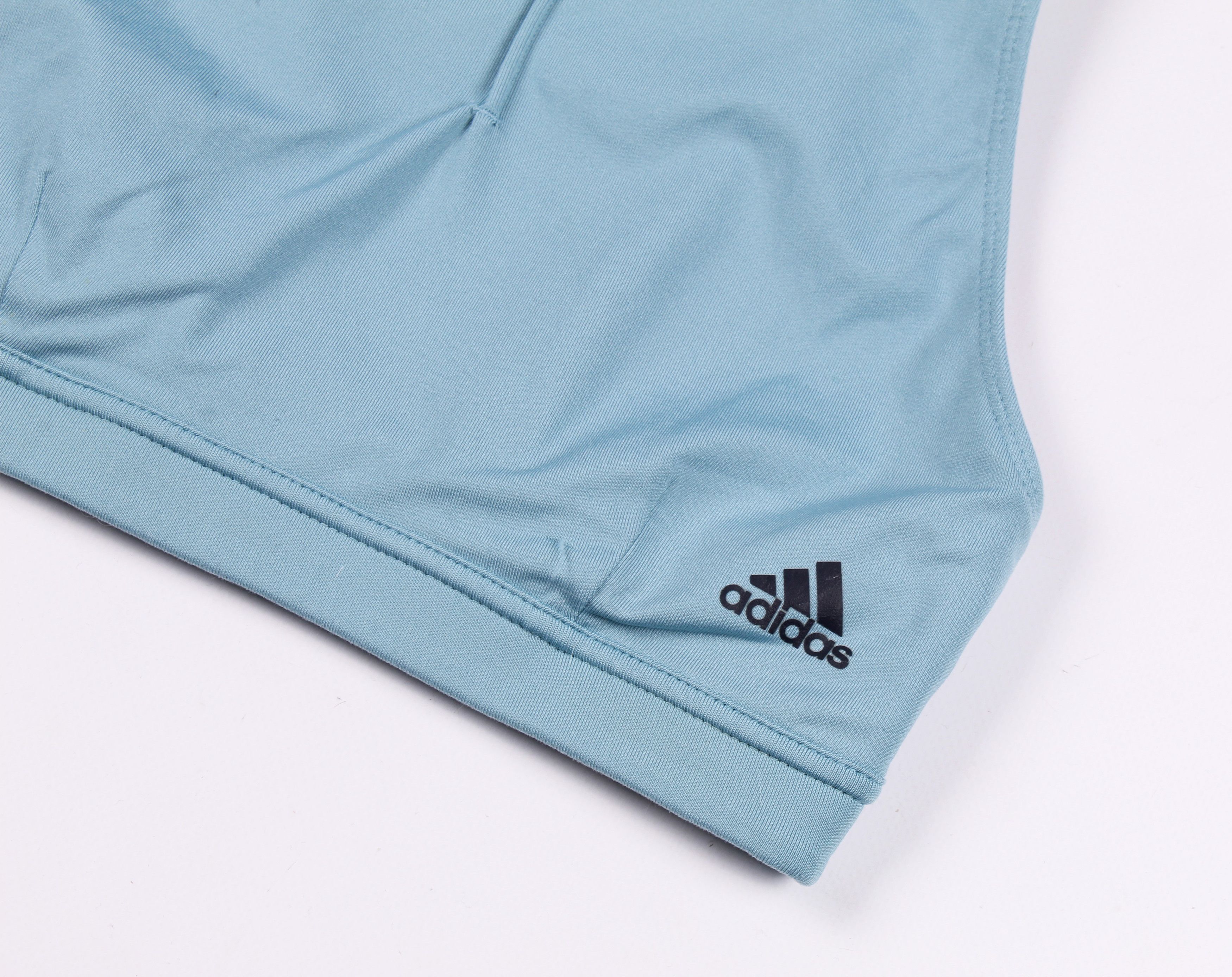 Adidas Adidas Vintage 90's Blue Cropped Sport Top Size M / US 6-8 / IT 42-44 - 4 Thumbnail