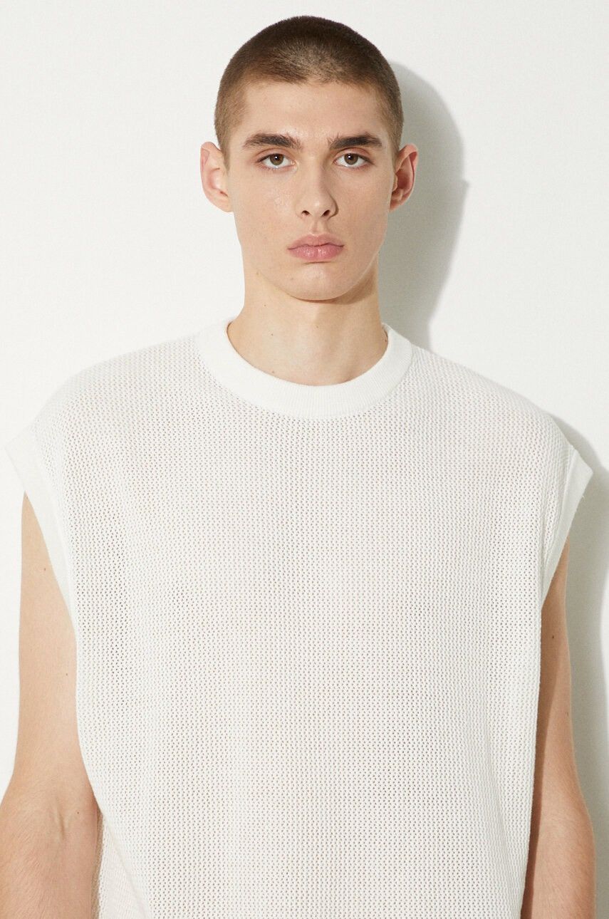 Mki Miyuki Zoku Mki Miyuki Zoku Knit Vest White embroidered logo Size US XL / EU 56 / 4 - 22 Thumbnail