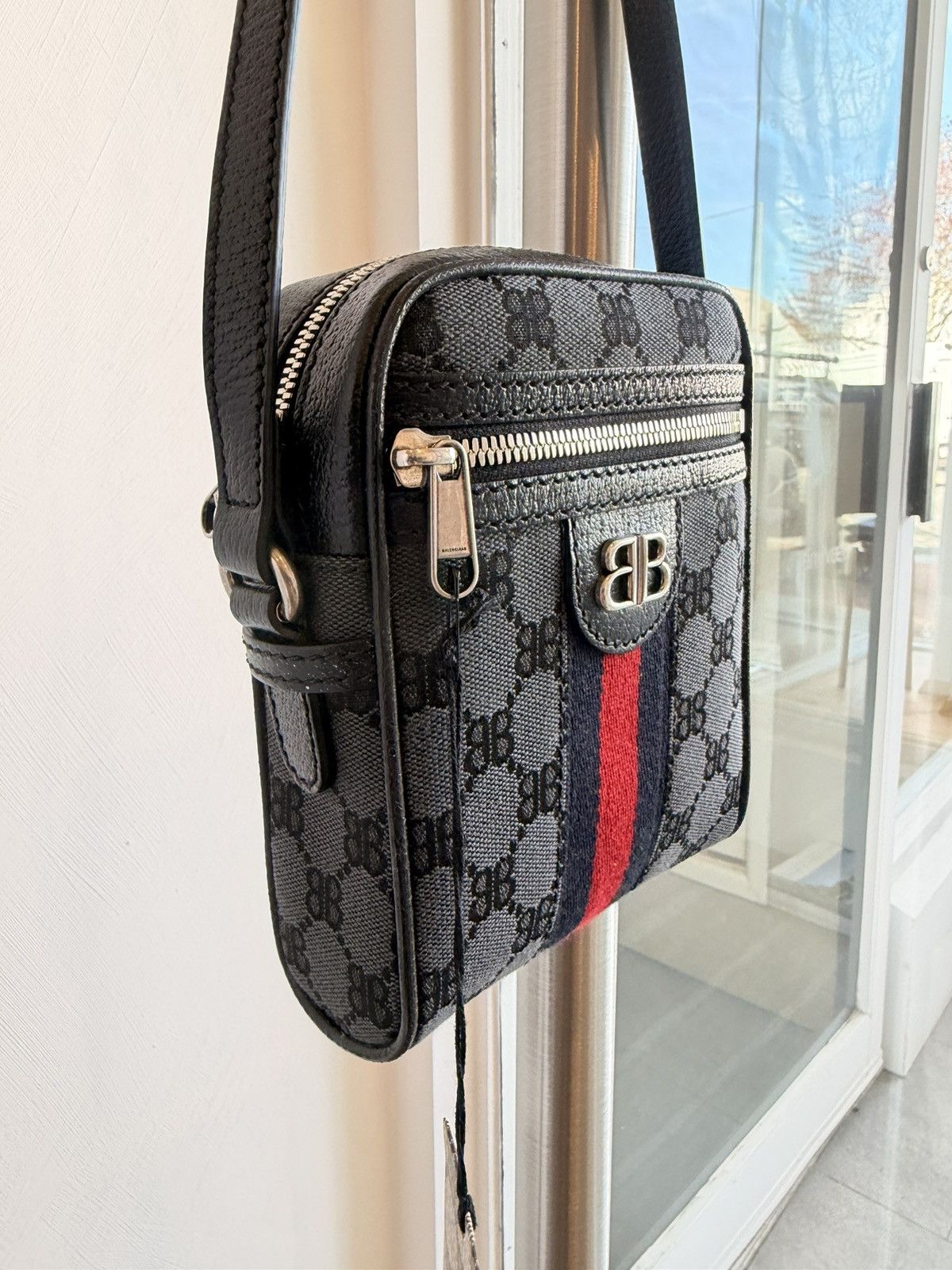 Balenciaga × Gucci Balenciaga x Gucci Hacker Project Black Crossbody Bag Size ONE SIZE - 3 Thumbnail