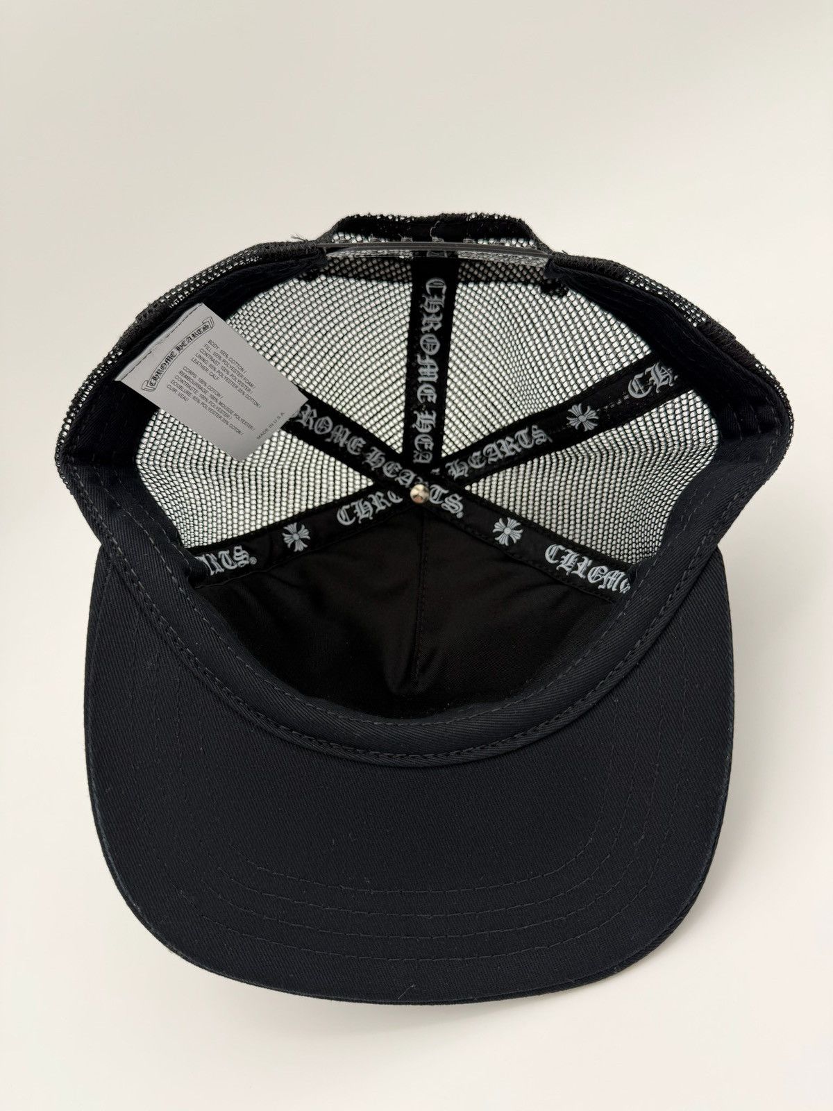 Chrome Hearts Chrome Hearts Pony Hair Triple Cross Trucker Hat Size ONE SIZE - 5 Thumbnail