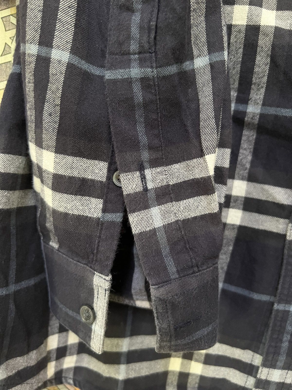 Burberry Burberry Somerton Nova Check Long Sleeve Shirt Men's Small Size US S / EU 44-46 / 1 - 9 Thumbnail