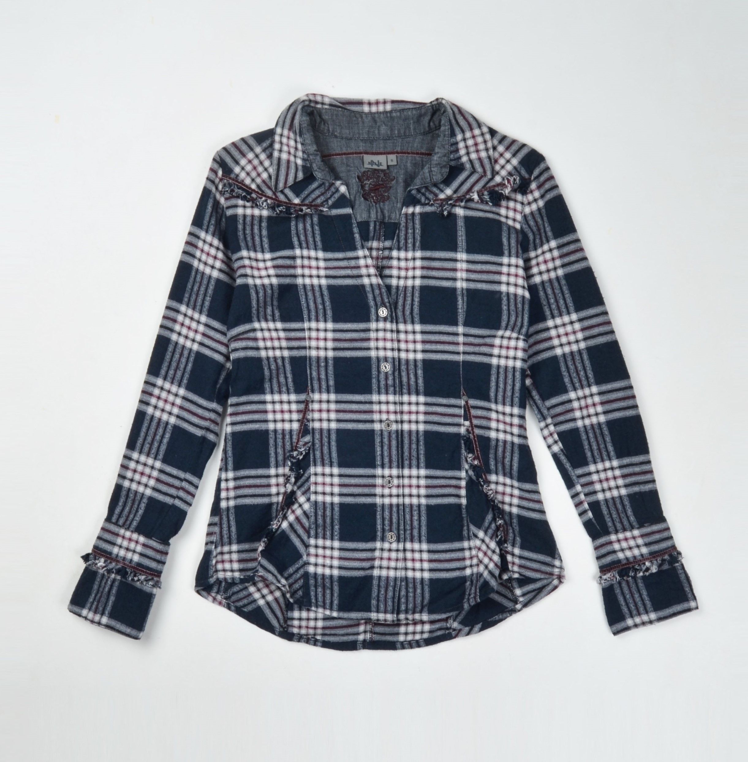 Designer × Vintage Nile Atelier Y2K Cottagecore Western Long Sleeve Shirt Size S / US 4 / IT 40 - 4 Thumbnail