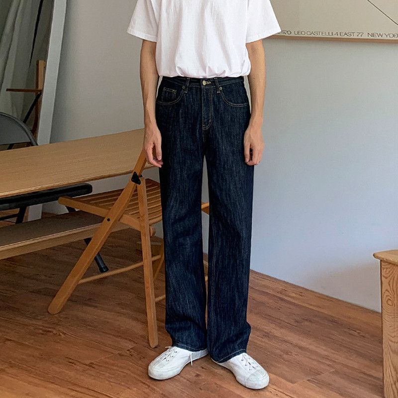 Japanese Brand × Jean Retro high street loose casual wide leg jeans Size US 32 / EU 48 - 1 Thumbnail