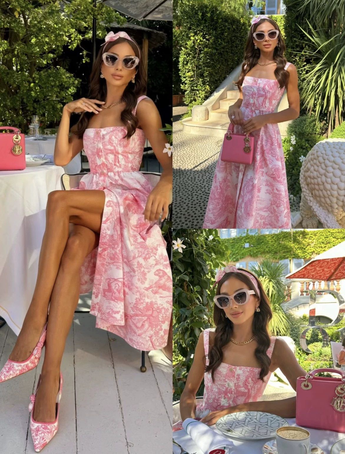 Dior Dior Women's Pink Zoo 99 New Dress 36 Size XS / US 0-2 / IT 36-38 - 7 Thumbnail