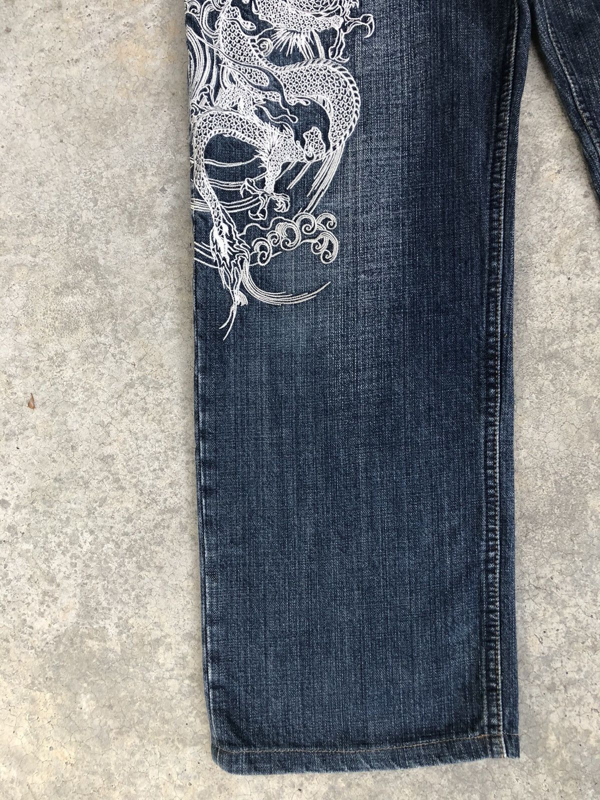 Karakuri Tamashii Karakuri Tamashii Embroidered Jeans Multipocket Size US 33 - 6 Thumbnail